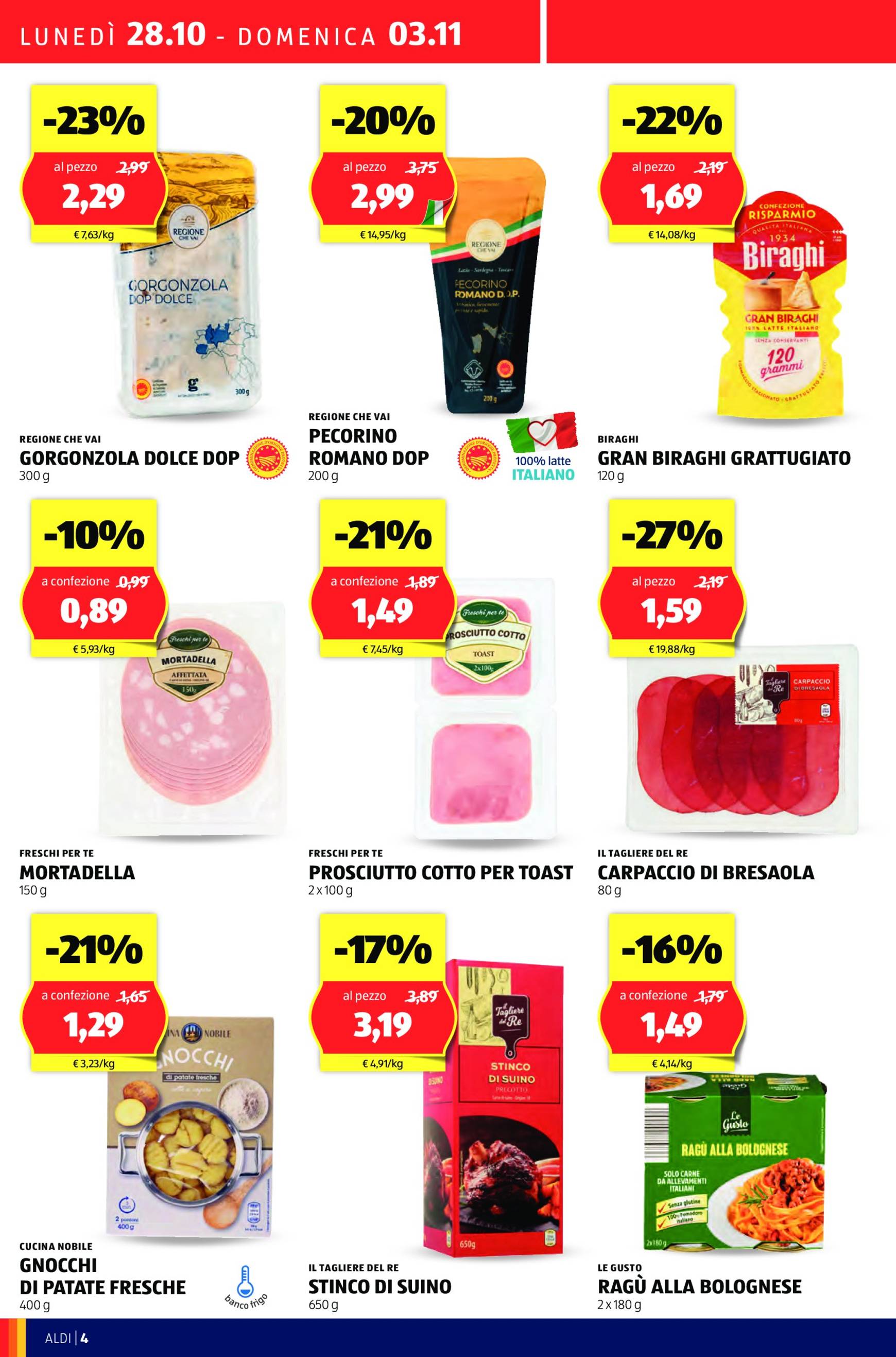 aldi - Volantino ALDI valido dal 28.10. al 03.11. - page: 4