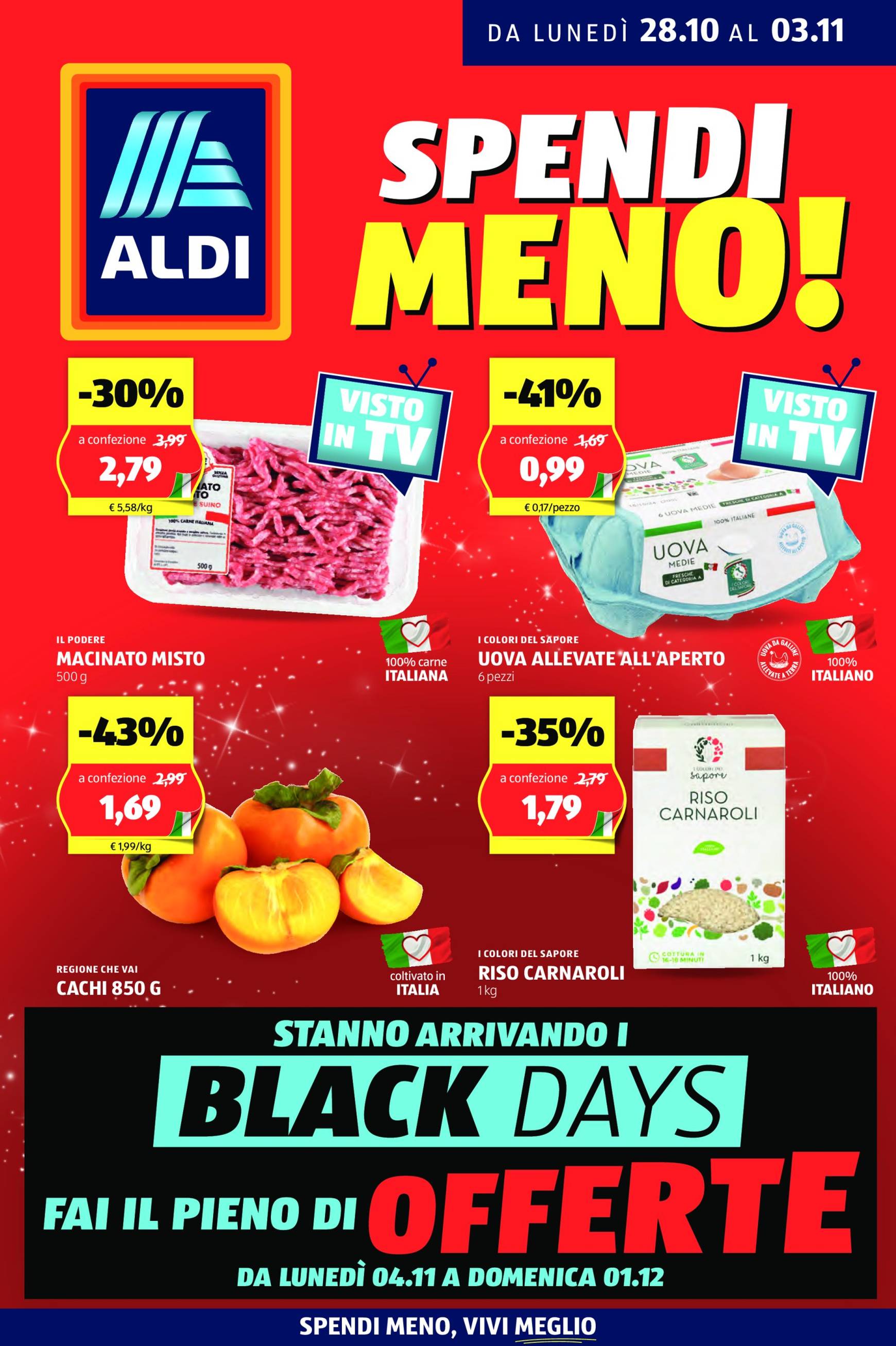 aldi - Volantino ALDI valido dal 28.10. al 03.11.