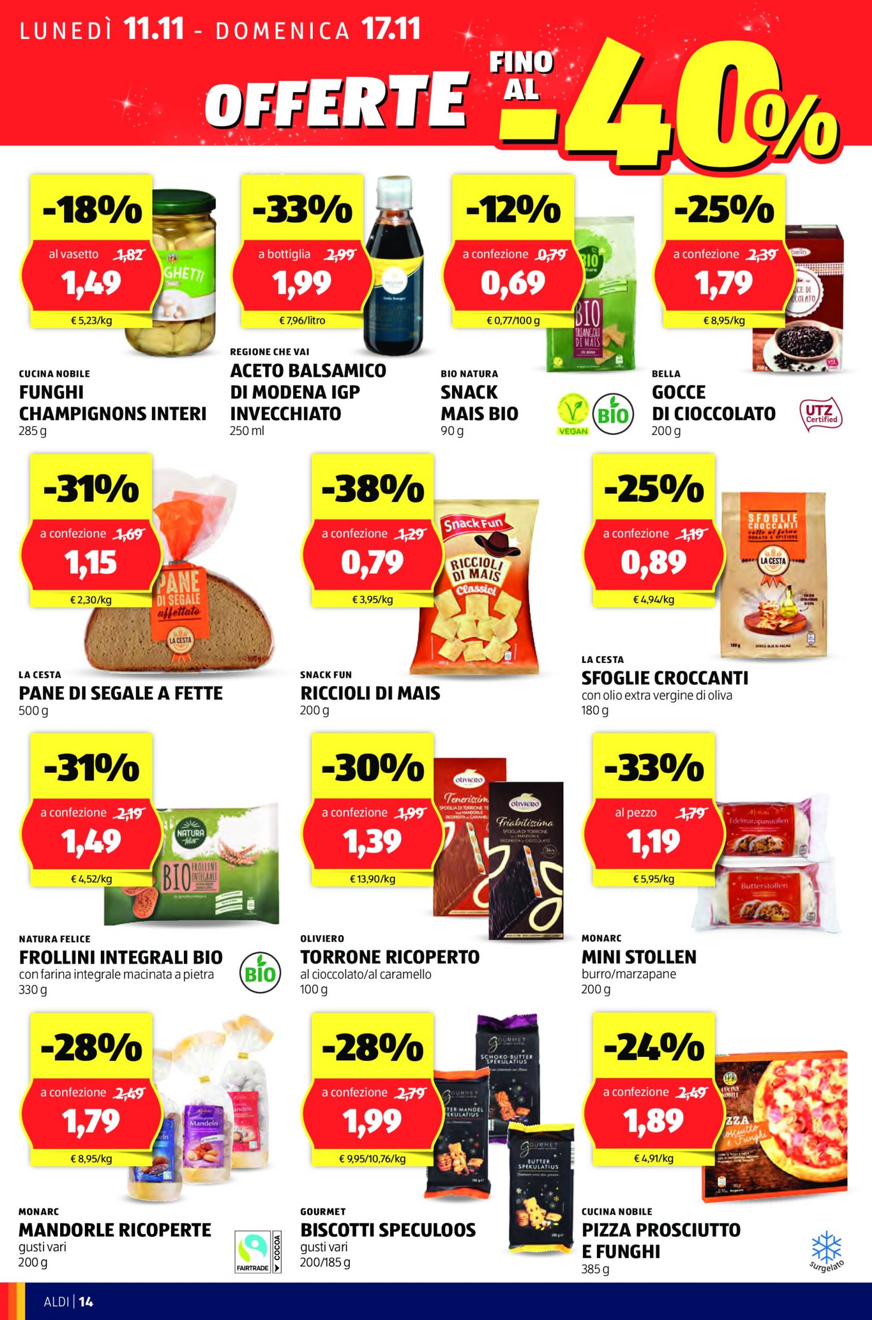 aldi - Volantino ALDI valido dal 11.11. al 17.11. - page: 14