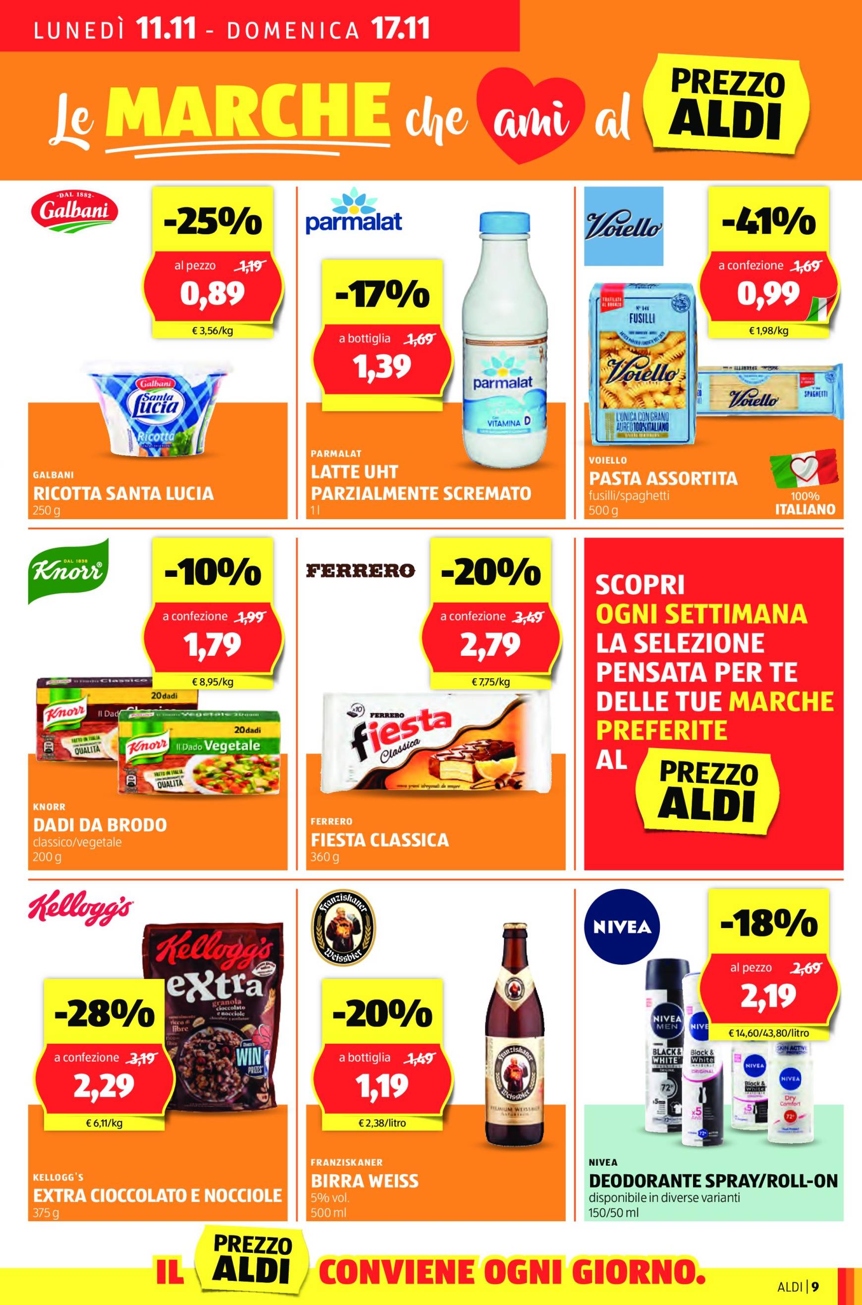 aldi - Volantino ALDI valido dal 11.11. al 17.11. - page: 9