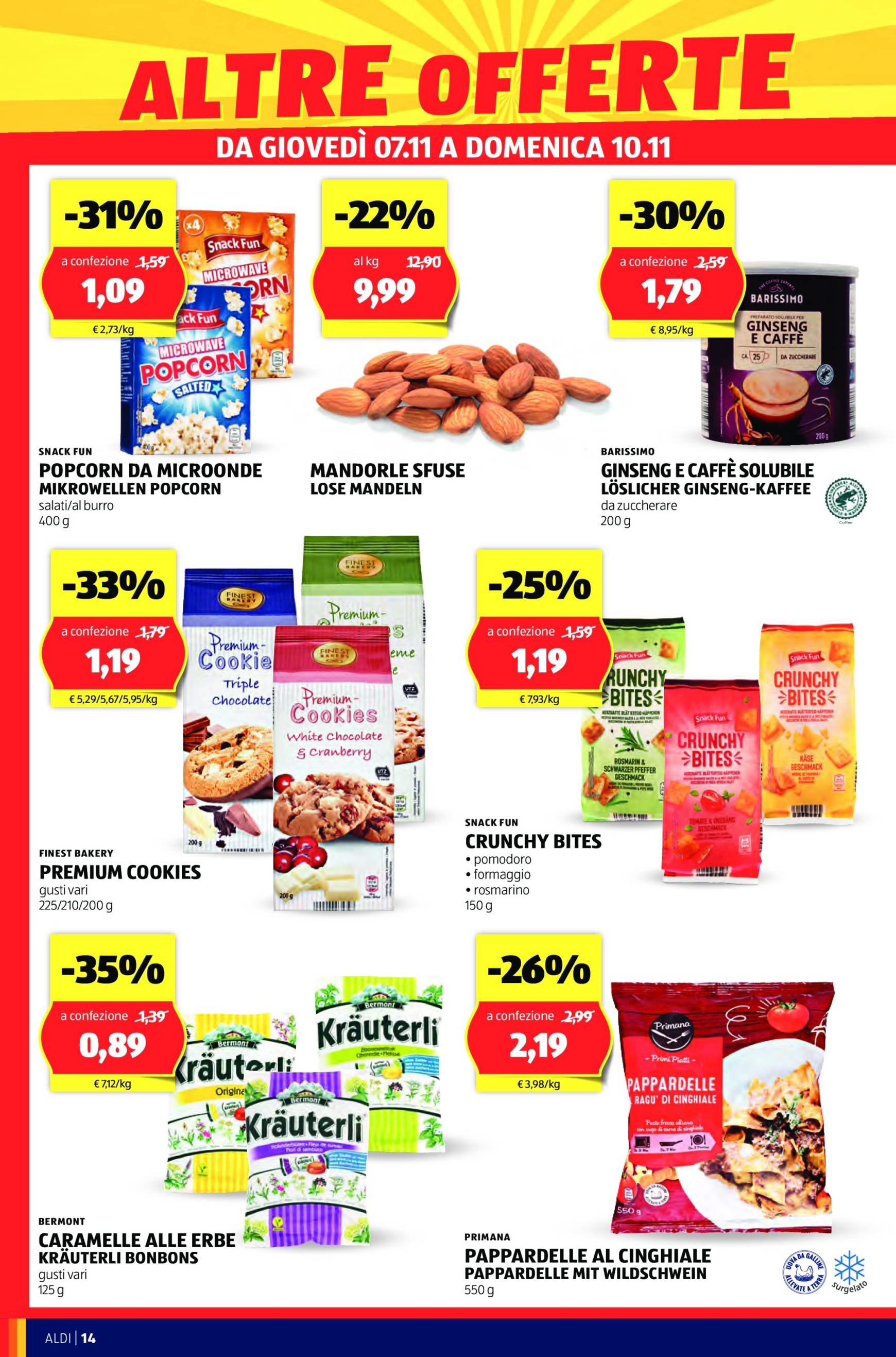 aldi - Volantino ALDI - Offerte nuova apertura Bolzano valido dal 07.11. al 10.11. - page: 14