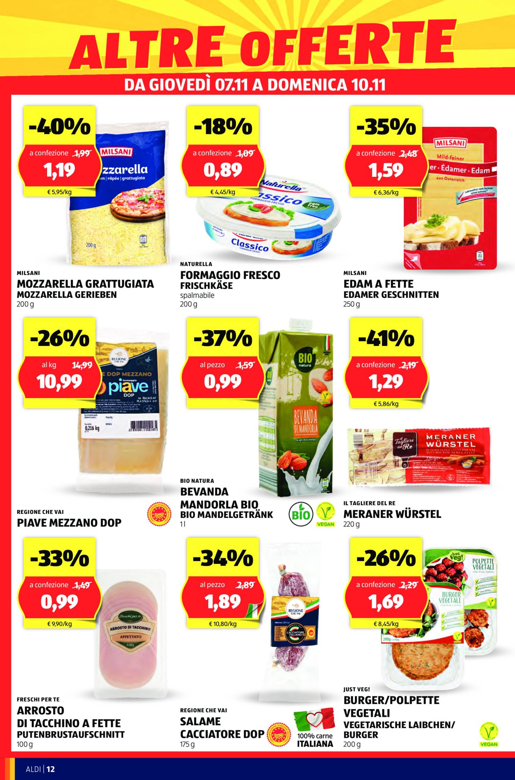 aldi - Volantino ALDI - Offerte nuova apertura Bolzano valido dal 07.11. al 10.11. - page: 12