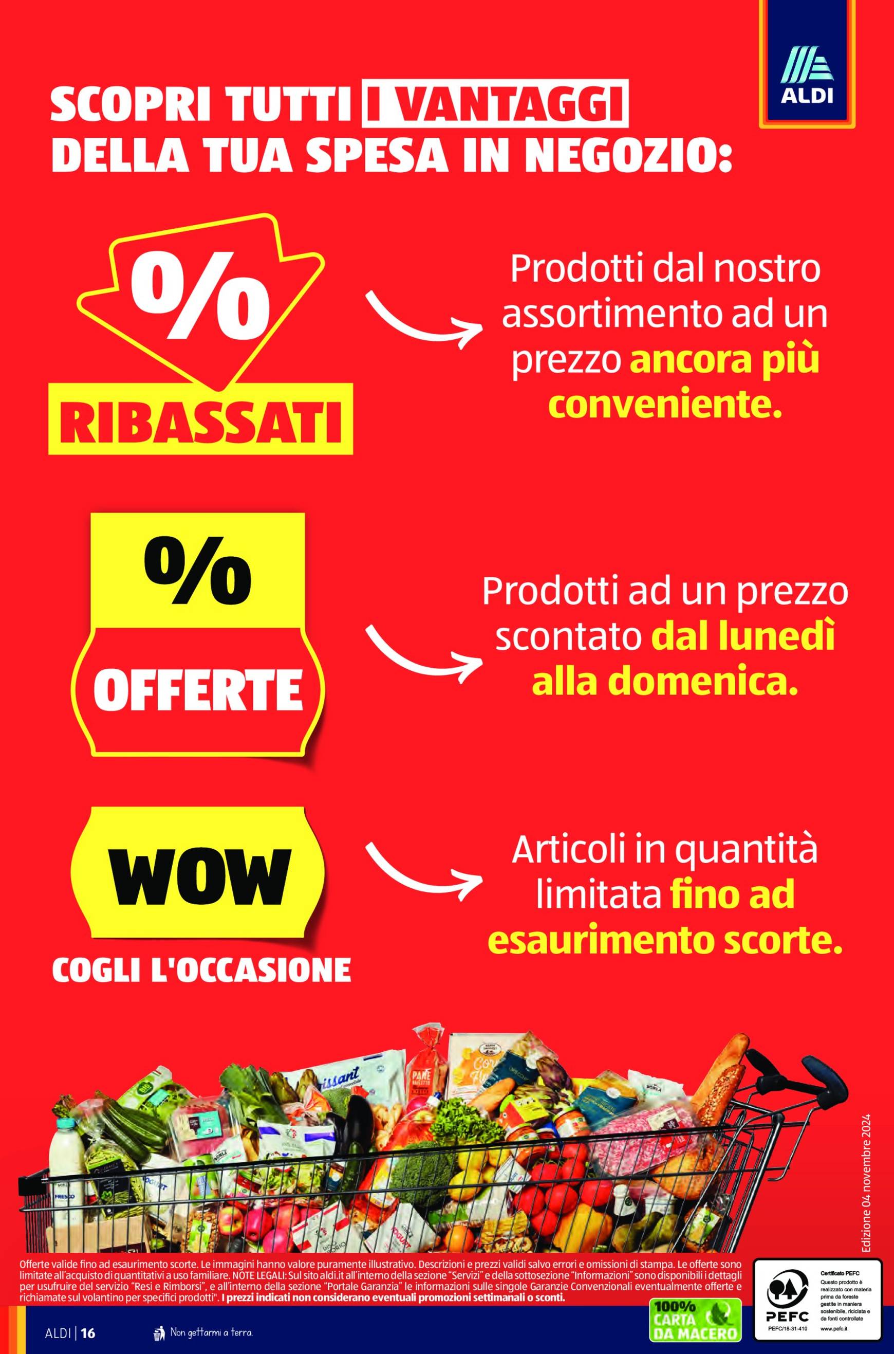 aldi - Volantino ALDI - Ribassati più risparmio valido dal 04.11. al 30.11. - page: 16