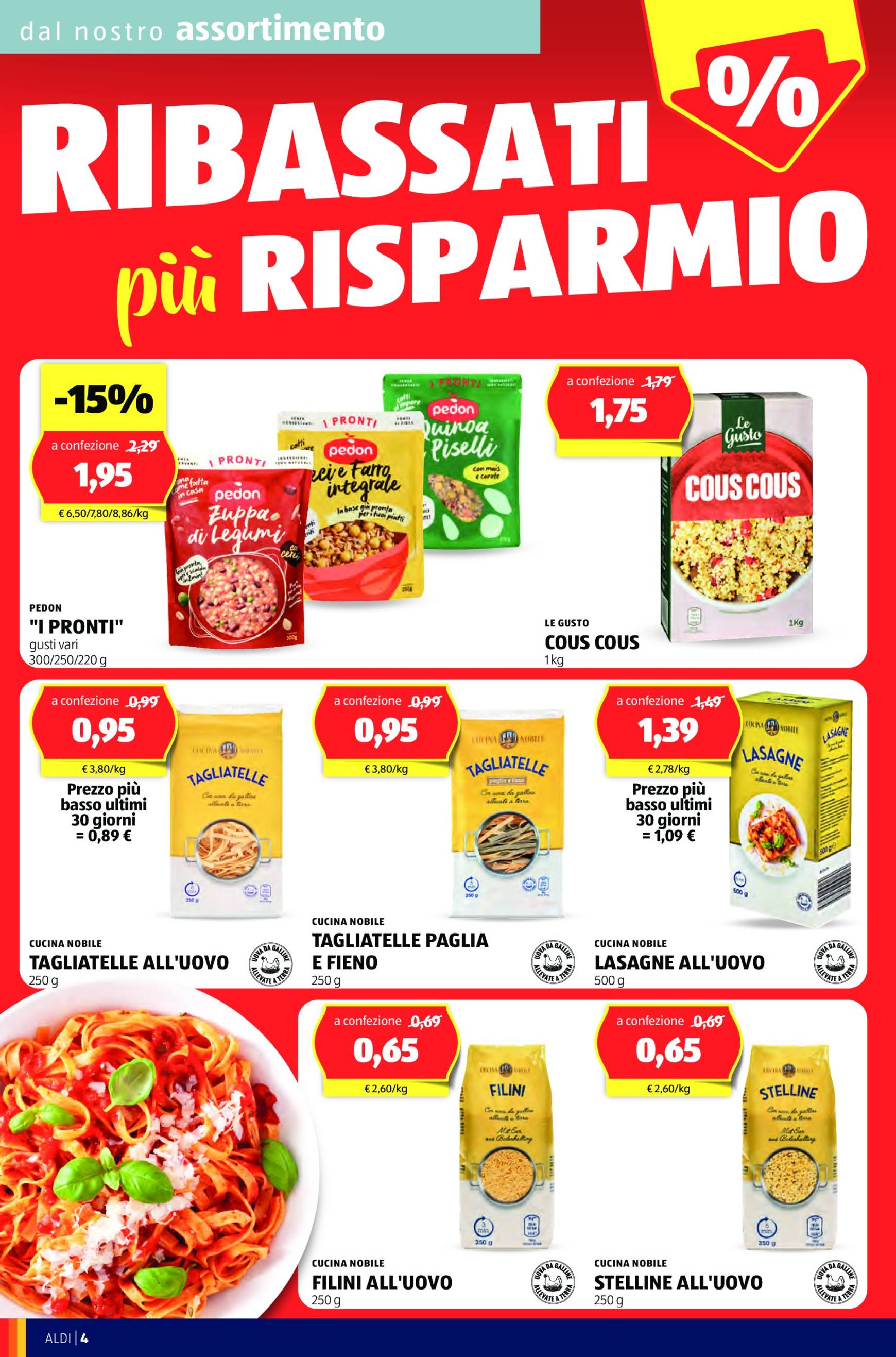 aldi - Volantino ALDI - Ribassati più risparmio valido dal 04.11. al 30.11. - page: 4