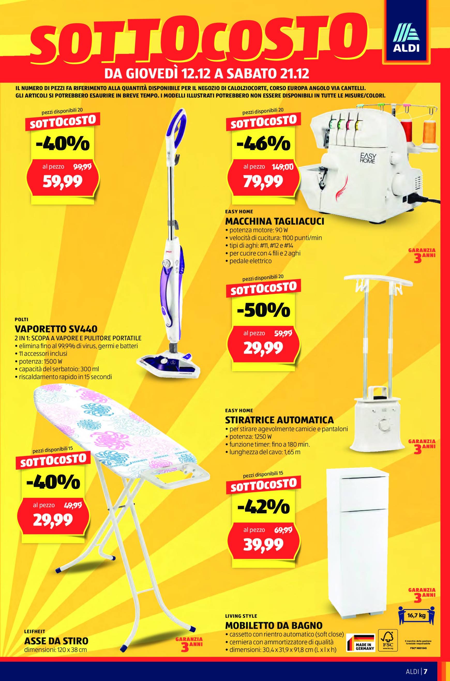 aldi - Volantino ALDI - Nuova apertura Calolziocorte valido dal 12/12 al 15/12 - page: 7