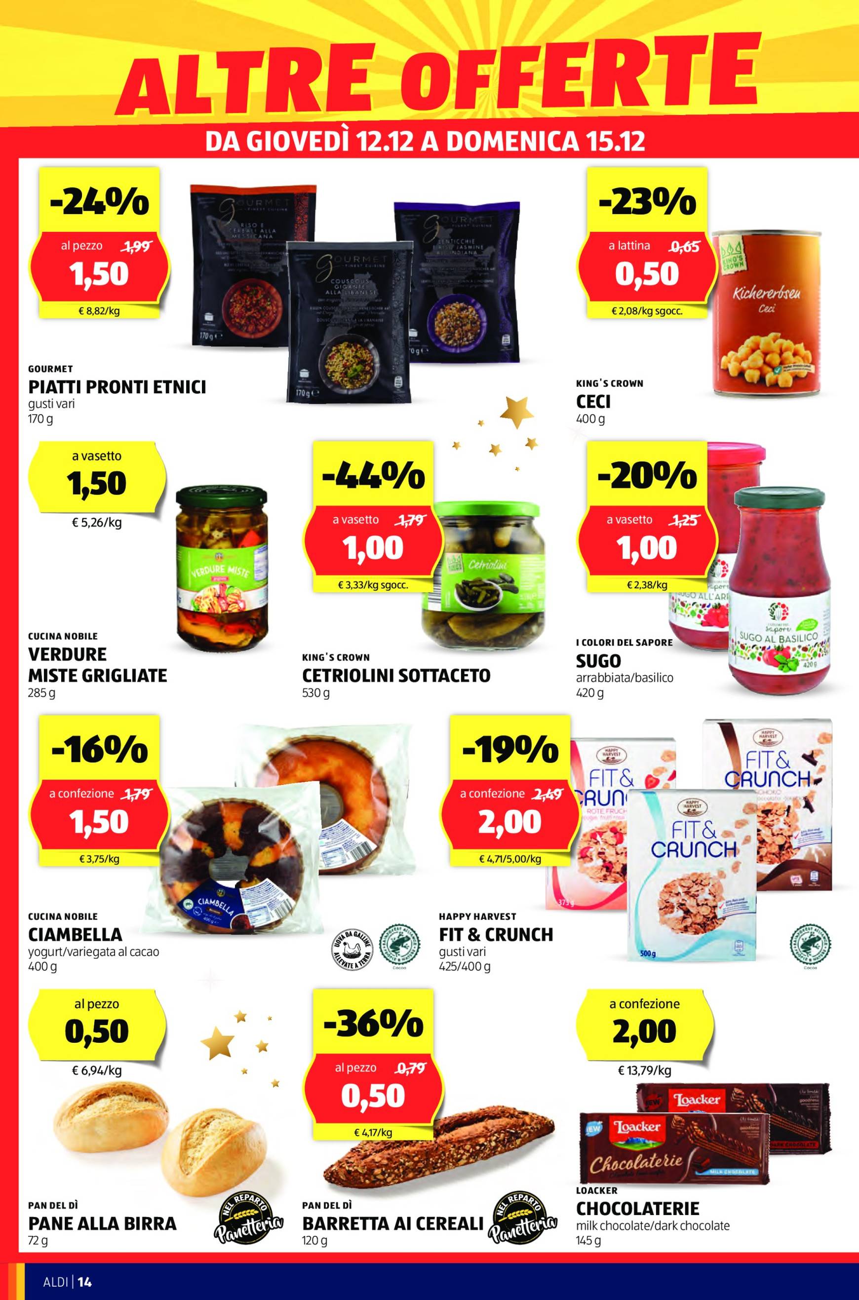 aldi - Volantino ALDI - Nuova apertura Lentate sul Seveso valido dal 12/12 al 15/12 - page: 14