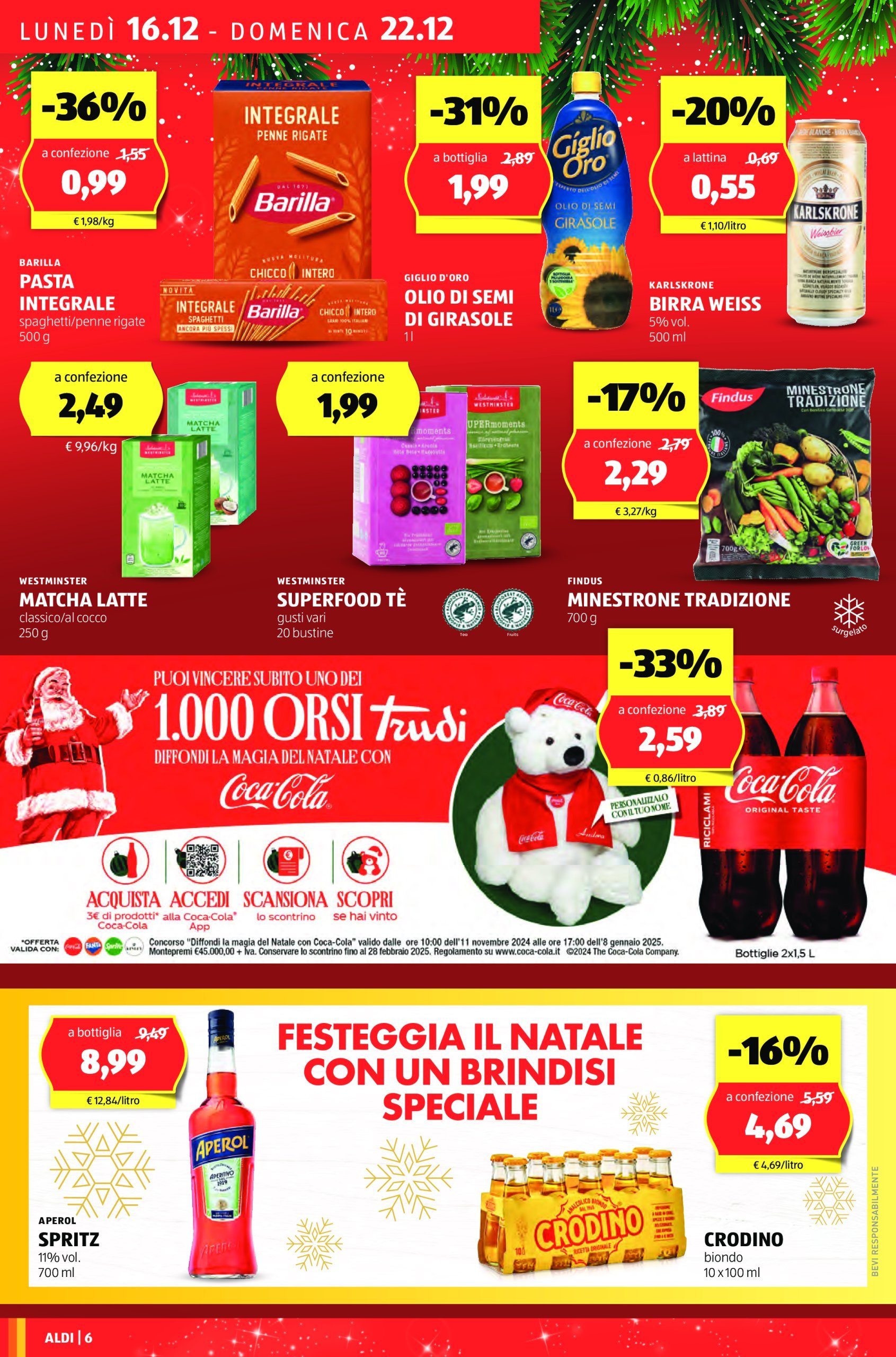 aldi - Volantino ALDI valido dal 16/12 al 22/12 - page: 6