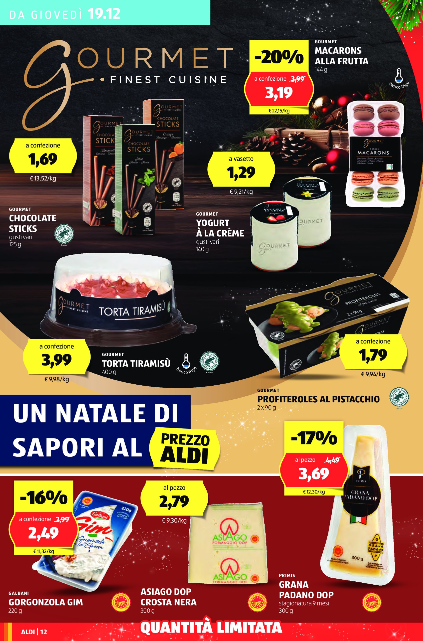 aldi - Volantino ALDI - Nuova apertura San Maurizio Canavese valido dal 19/12 al 22/12 - page: 12