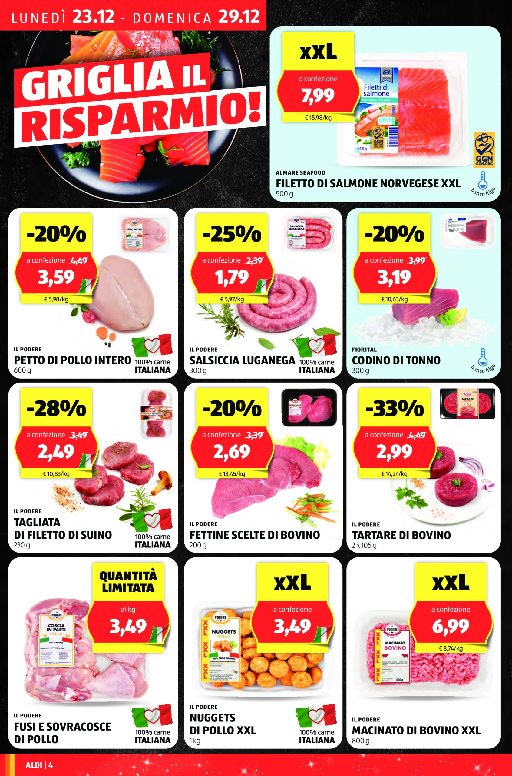 aldi - Volantino ALDI valido dal 23/12 al 29/12 - page: 4