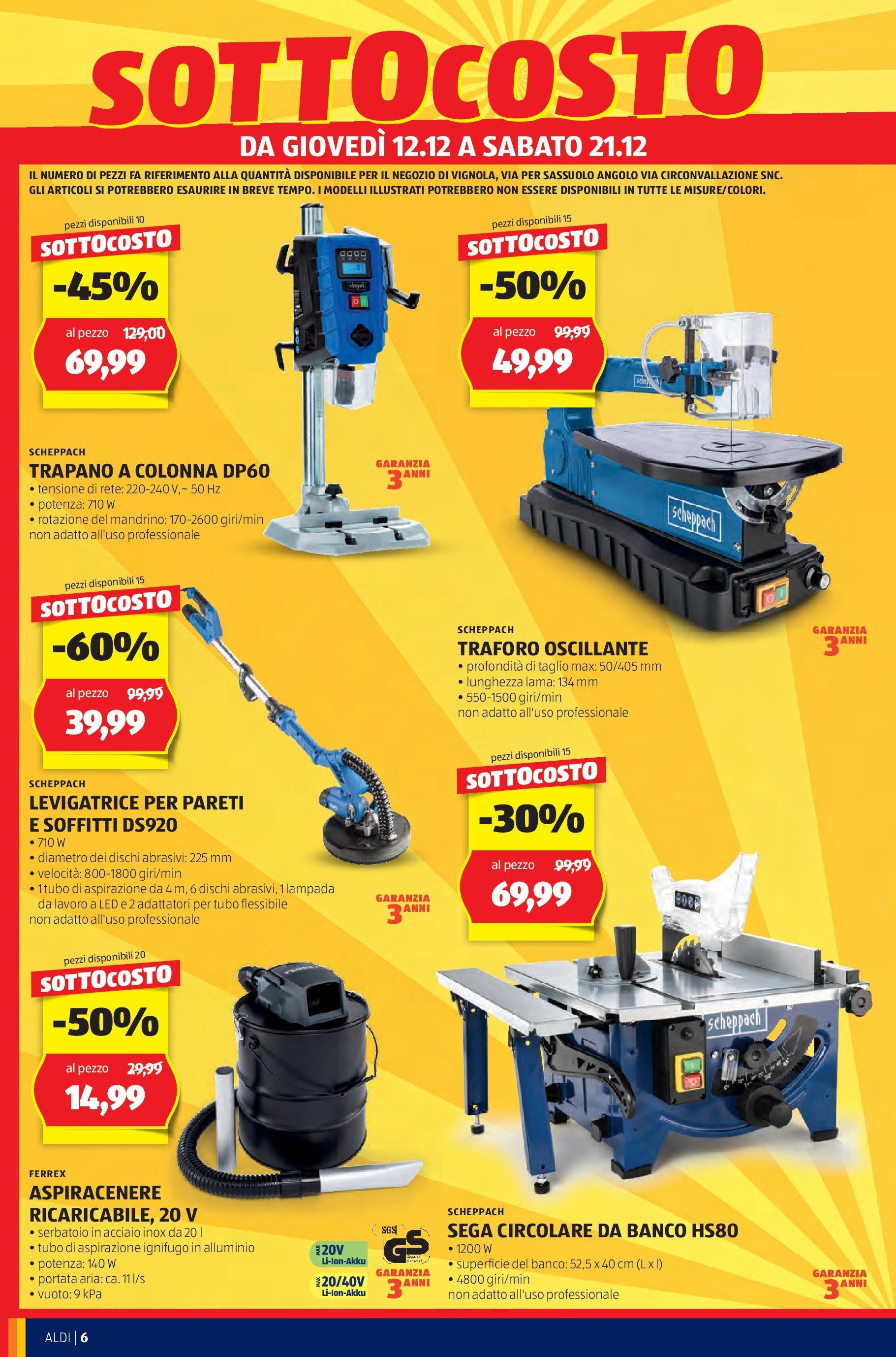 aldi - Volantino ALDI - Nuova apertura Vignola valido dal 12/12 al 21/12 - page: 6