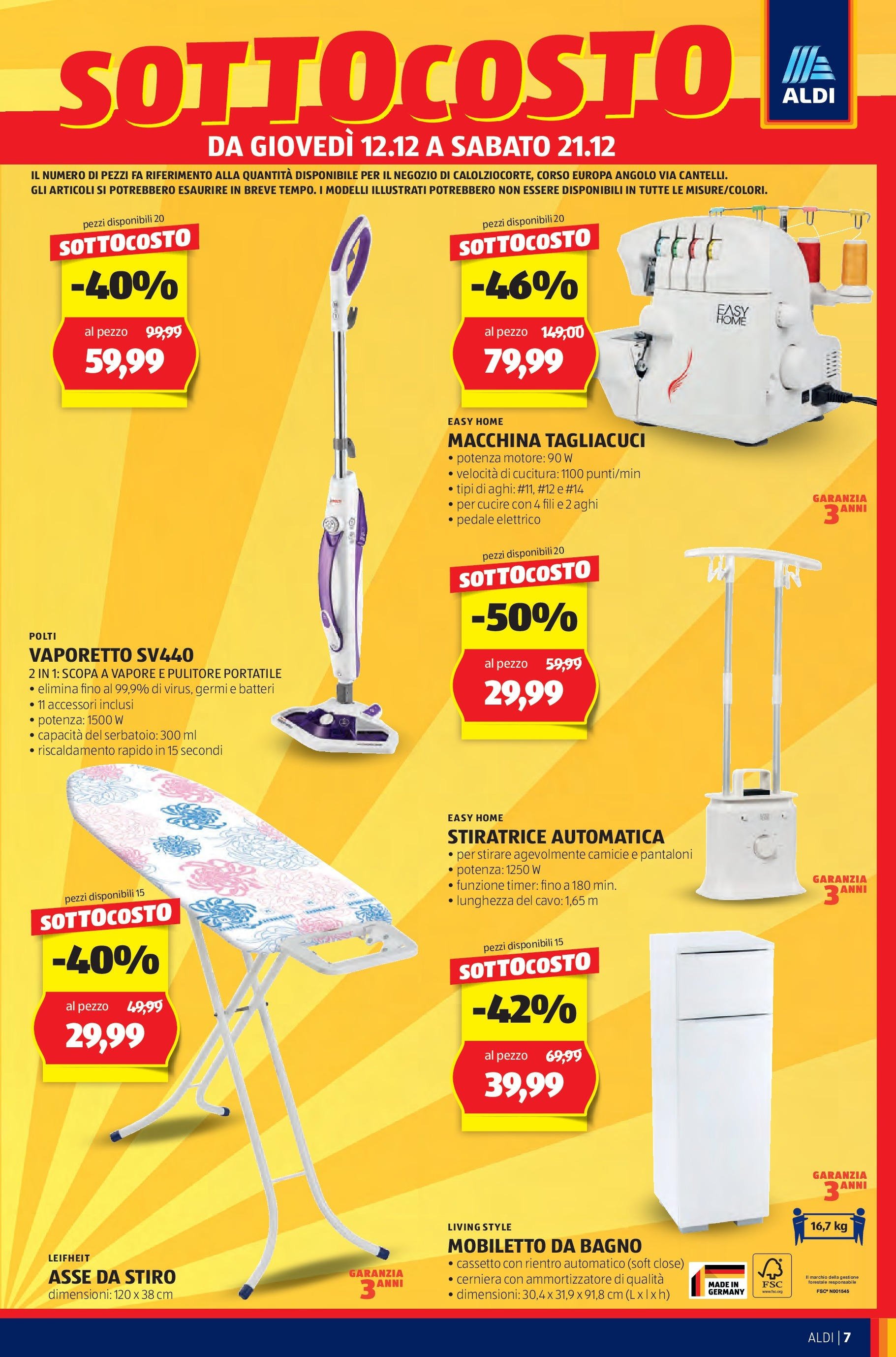 aldi - Volantino ALDI - Nuova apertura Calolziocorte valido dal 12/12 al 21/12 - page: 7