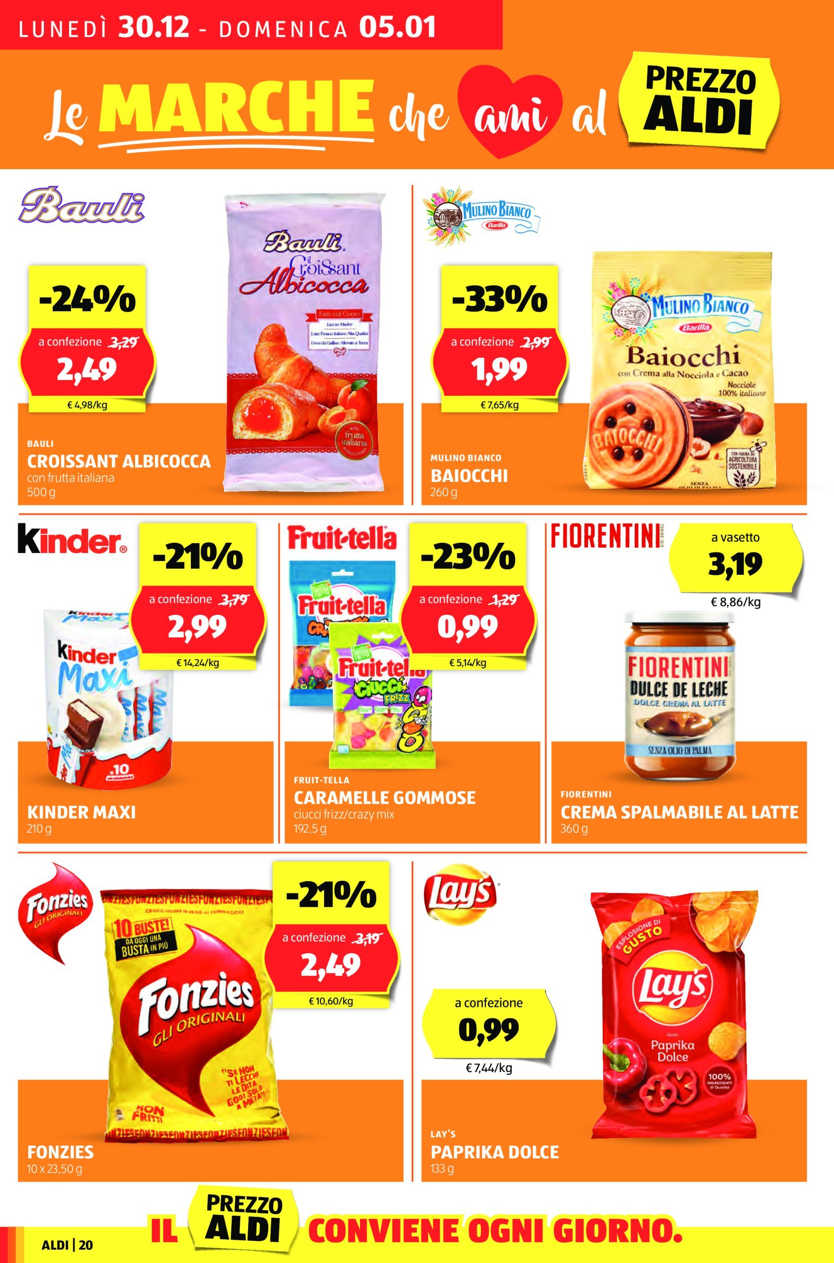 aldi - Volantino ALDI valido dal 30/12 al 05/01 - page: 20