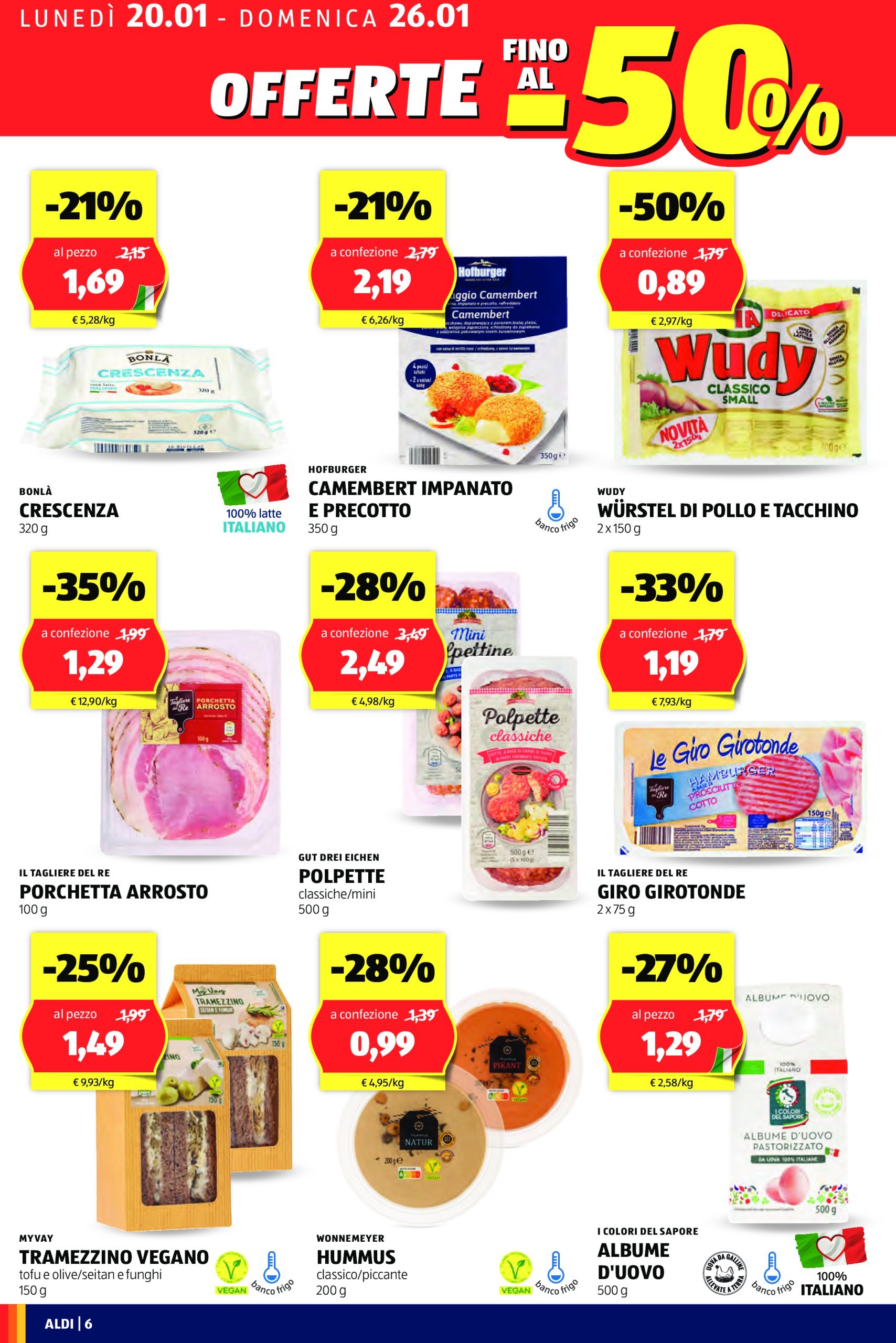 aldi - Volantino ALDI valido dal 20/01 al 26/01 - page: 6