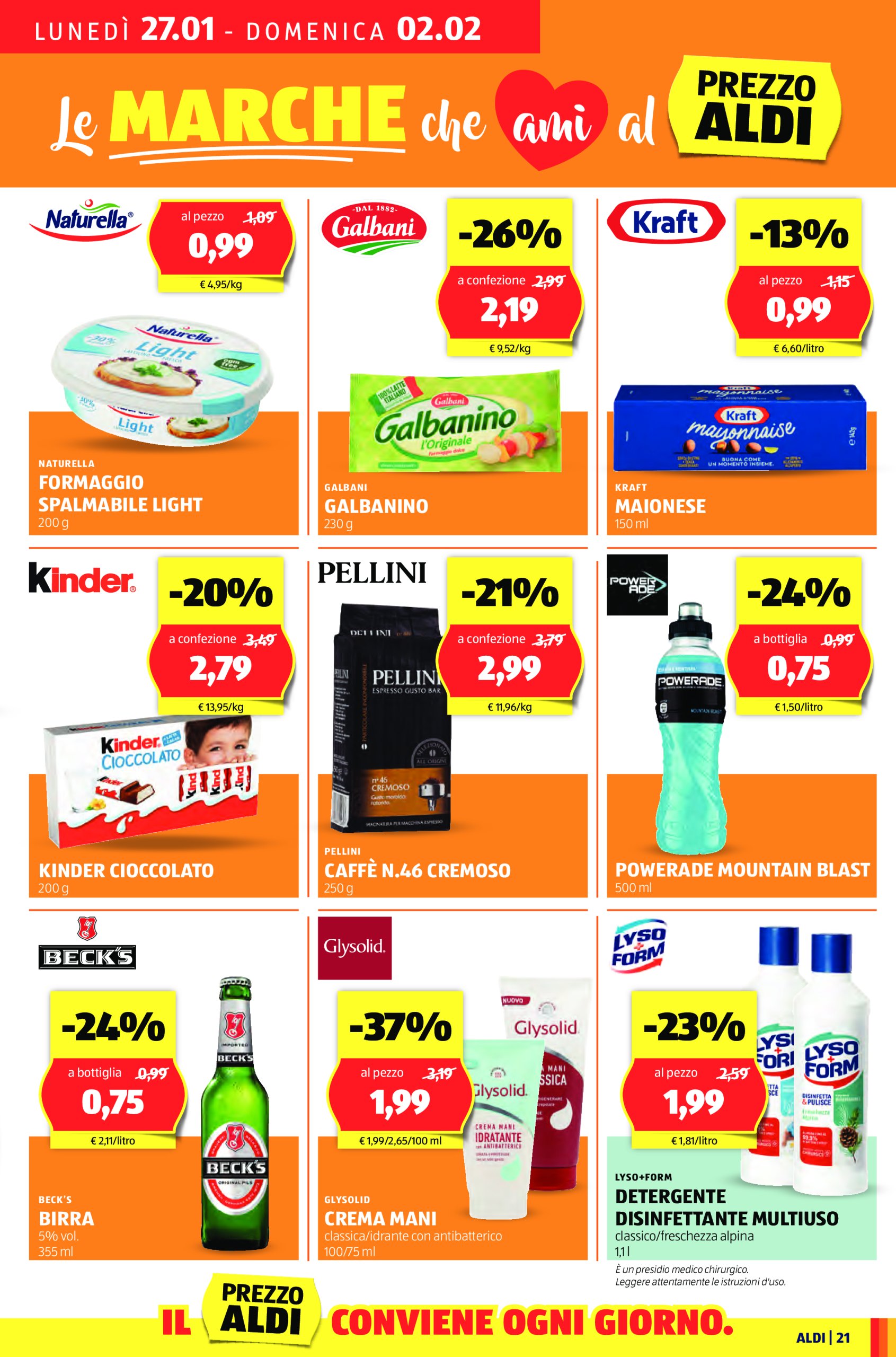 aldi - Volantino ALDI valido dal 27/01 al 02/02 - page: 21