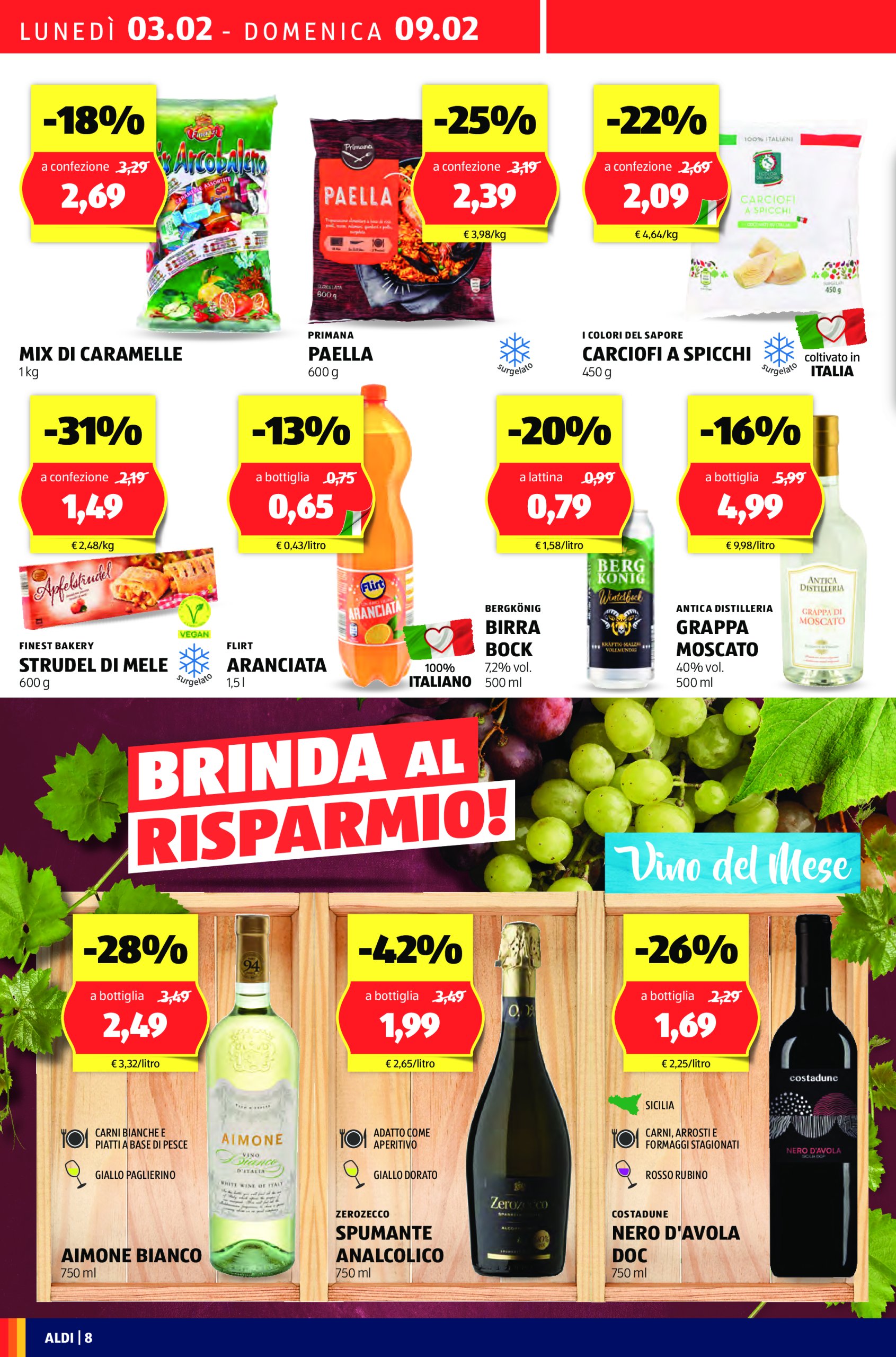 aldi - Volantino ALDI valido dal 03/02 al 09/02 - page: 8