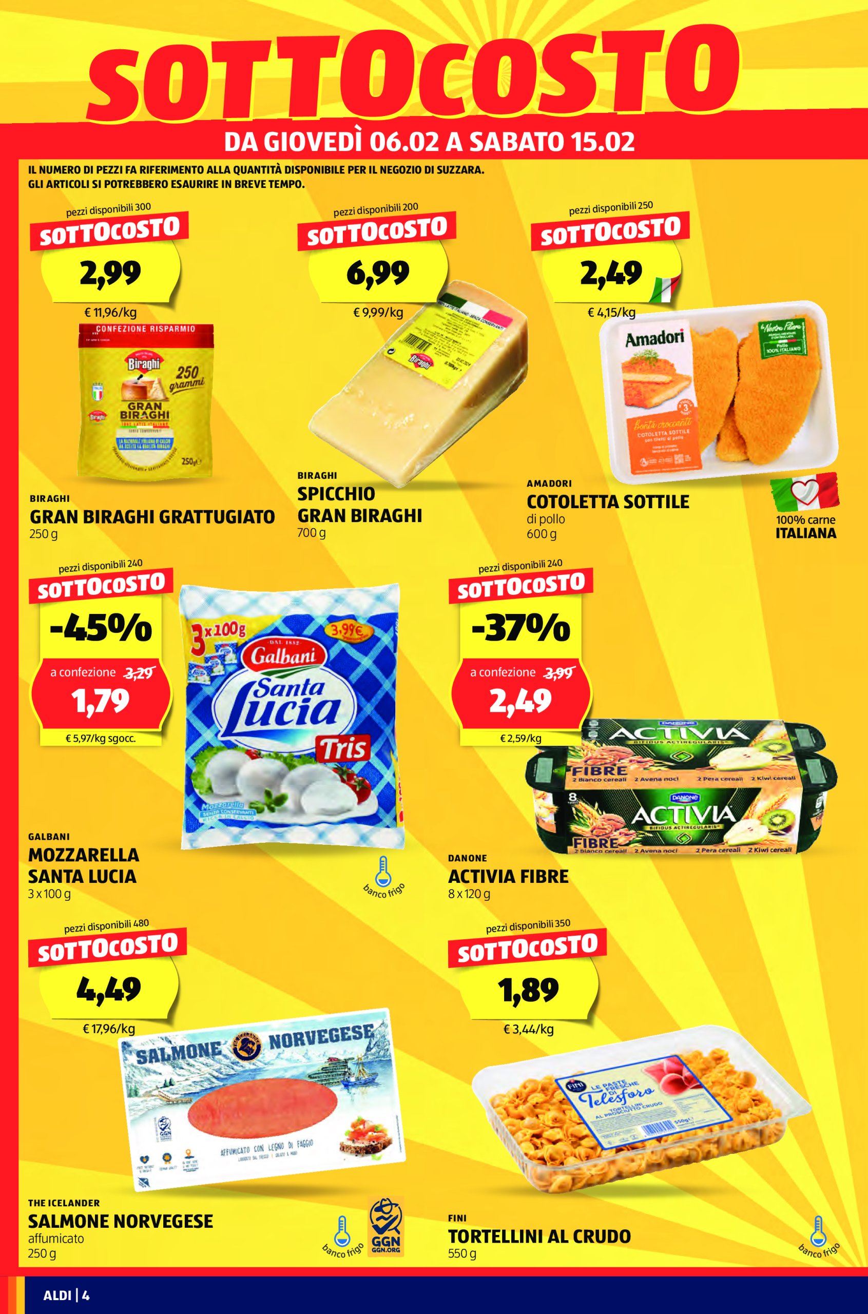 aldi - Volantino ALDI - Offerte nuova apertura Suzzara valido dal 06/02 al 15/02 - page: 4