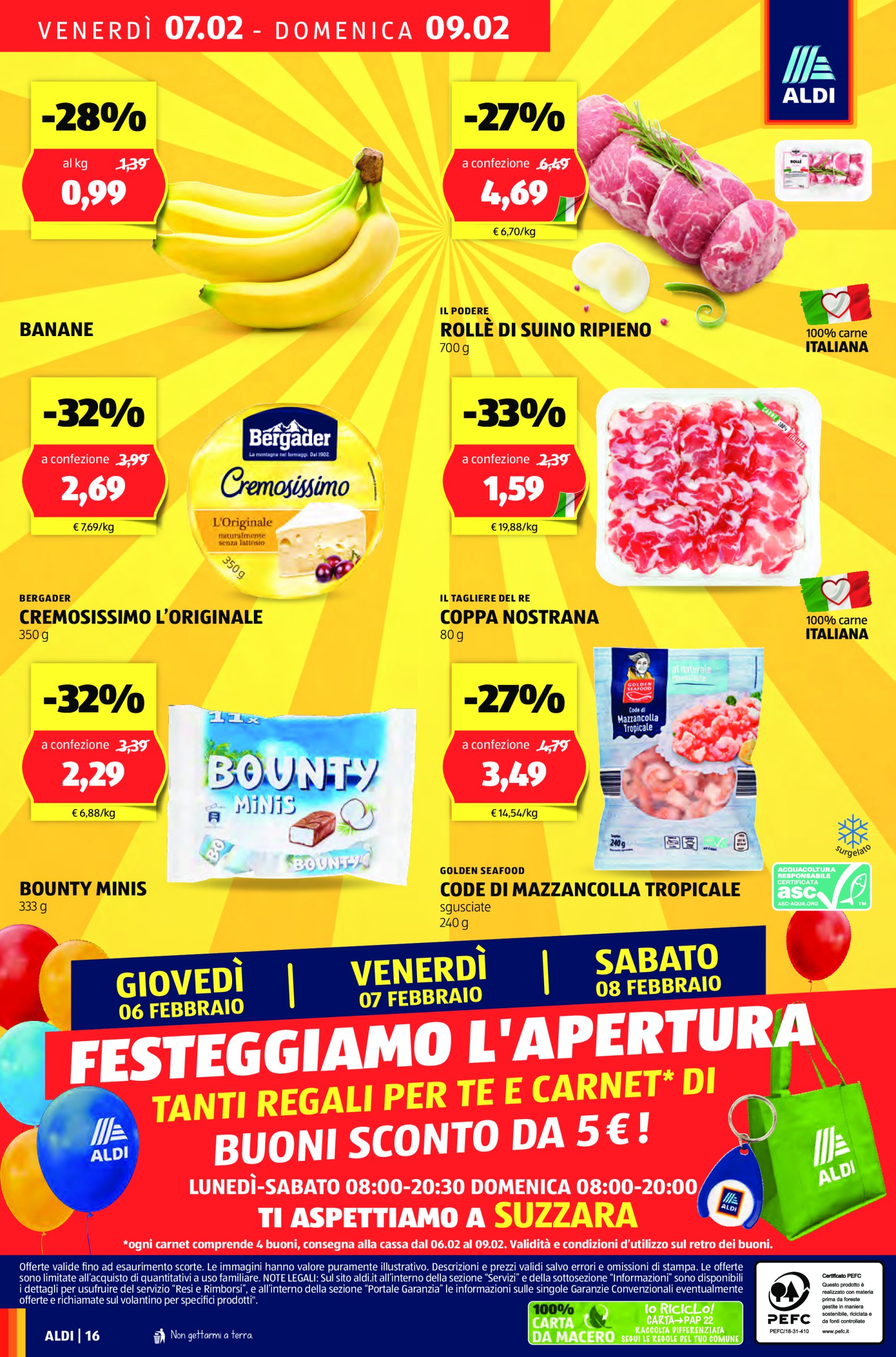 aldi - Volantino ALDI - Offerte nuova apertura Suzzara valido dal 06/02 al 15/02 - page: 16