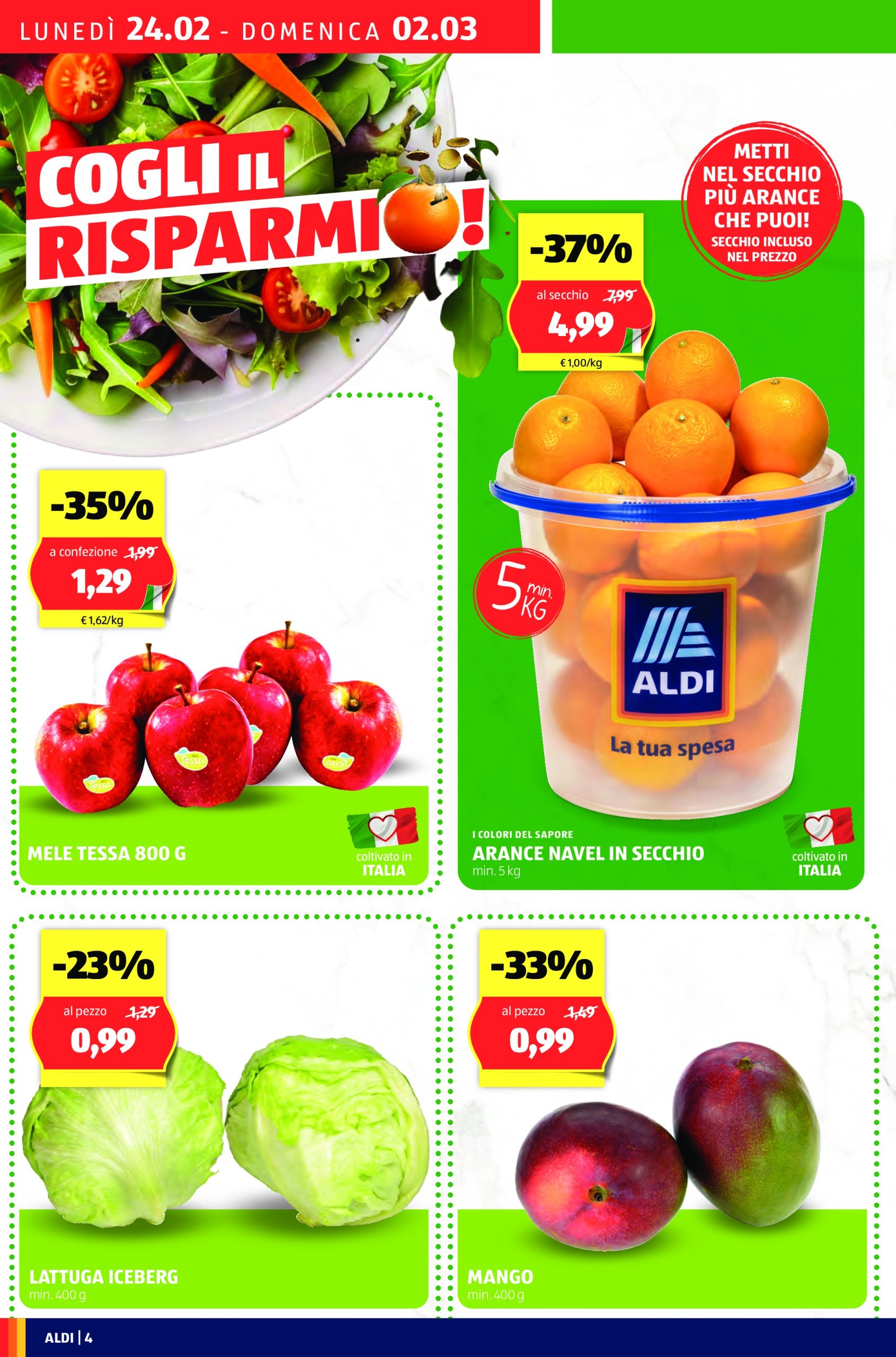 aldi - Volantino ALDI valido dal 24/02 al 02/03 - page: 4