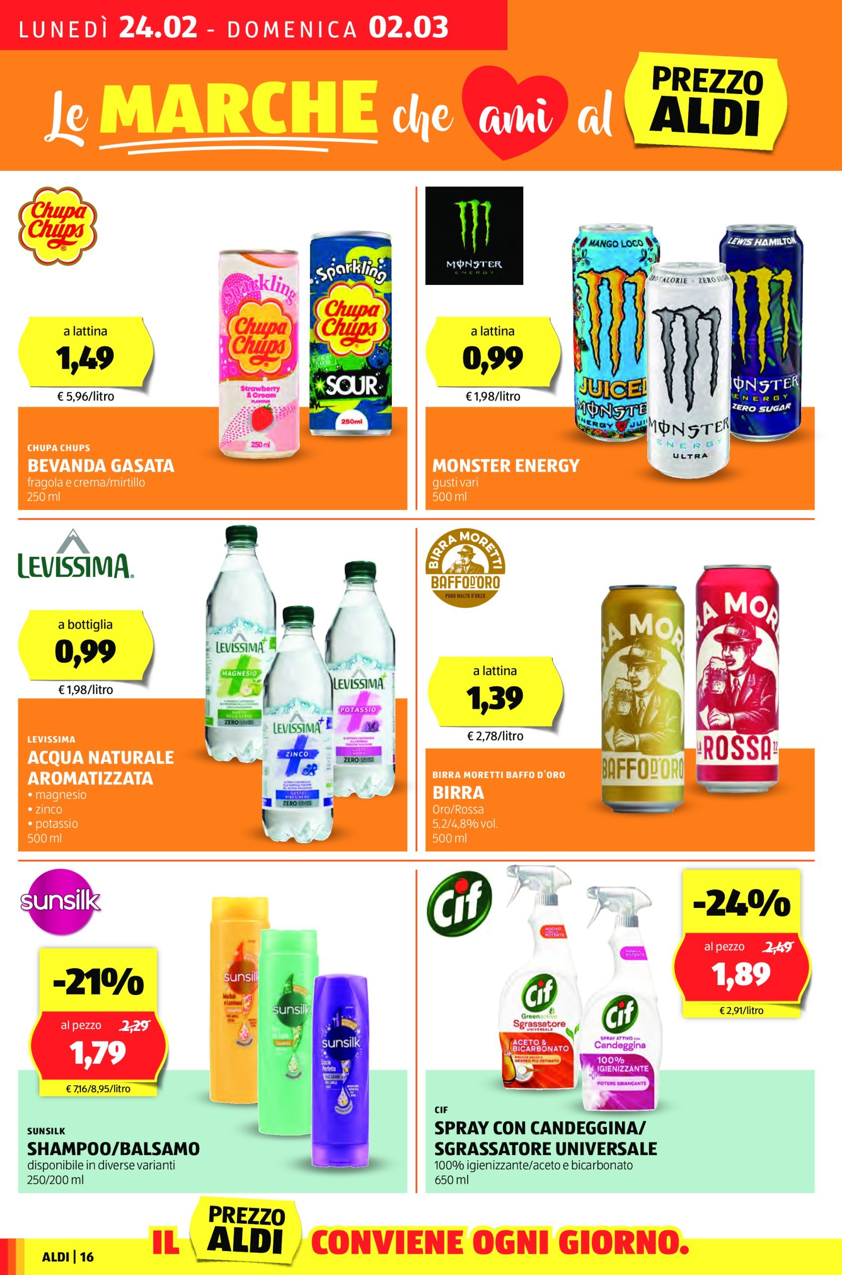 aldi - Volantino ALDI valido dal 24/02 al 02/03 - page: 16