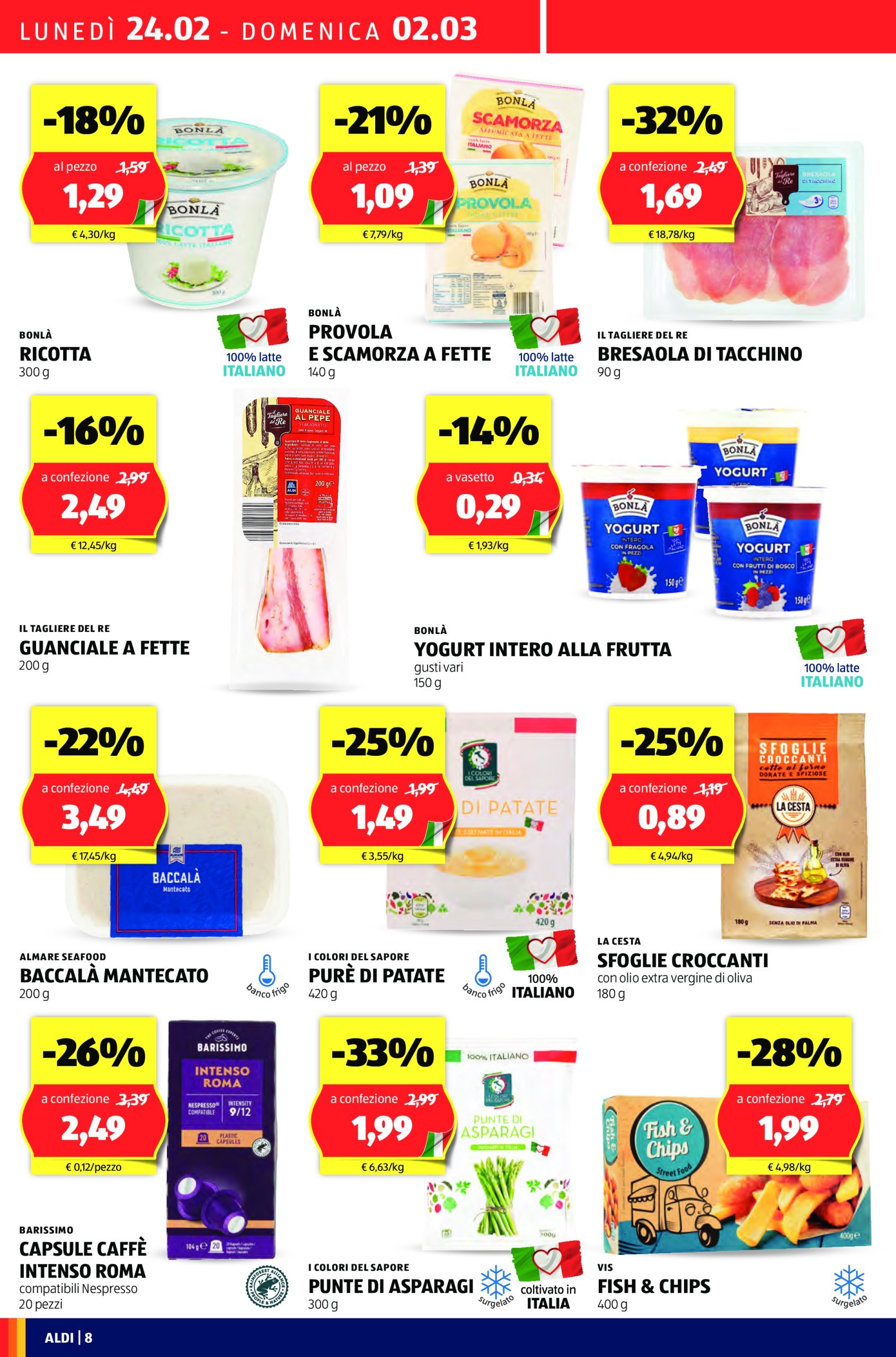 aldi - Volantino ALDI valido dal 24/02 al 02/03 - page: 8