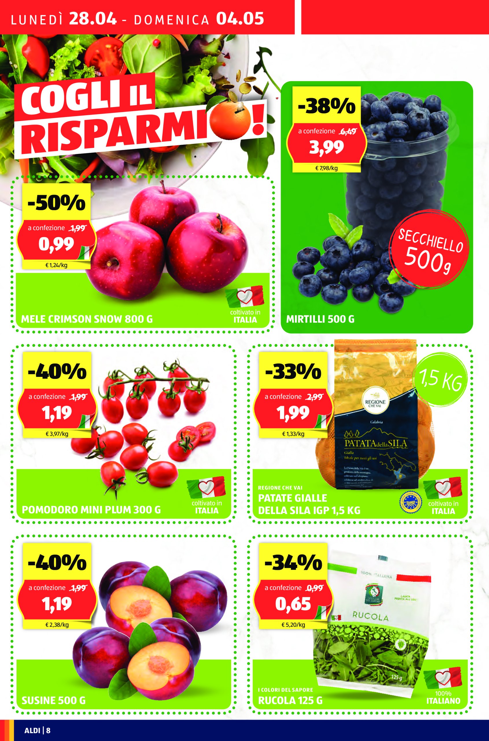 aldi - Volantino ALDI valido dal 28/04 al 04/05 - page: 8
