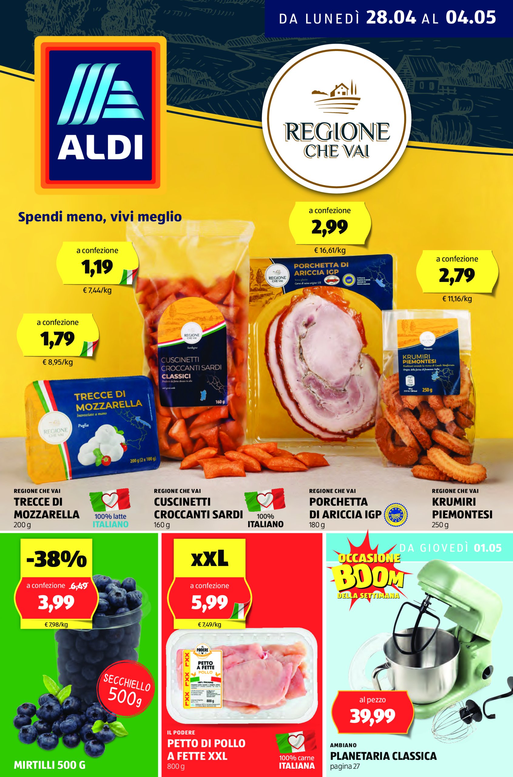 aldi - Volantino ALDI valido dal 28/04 al 04/05