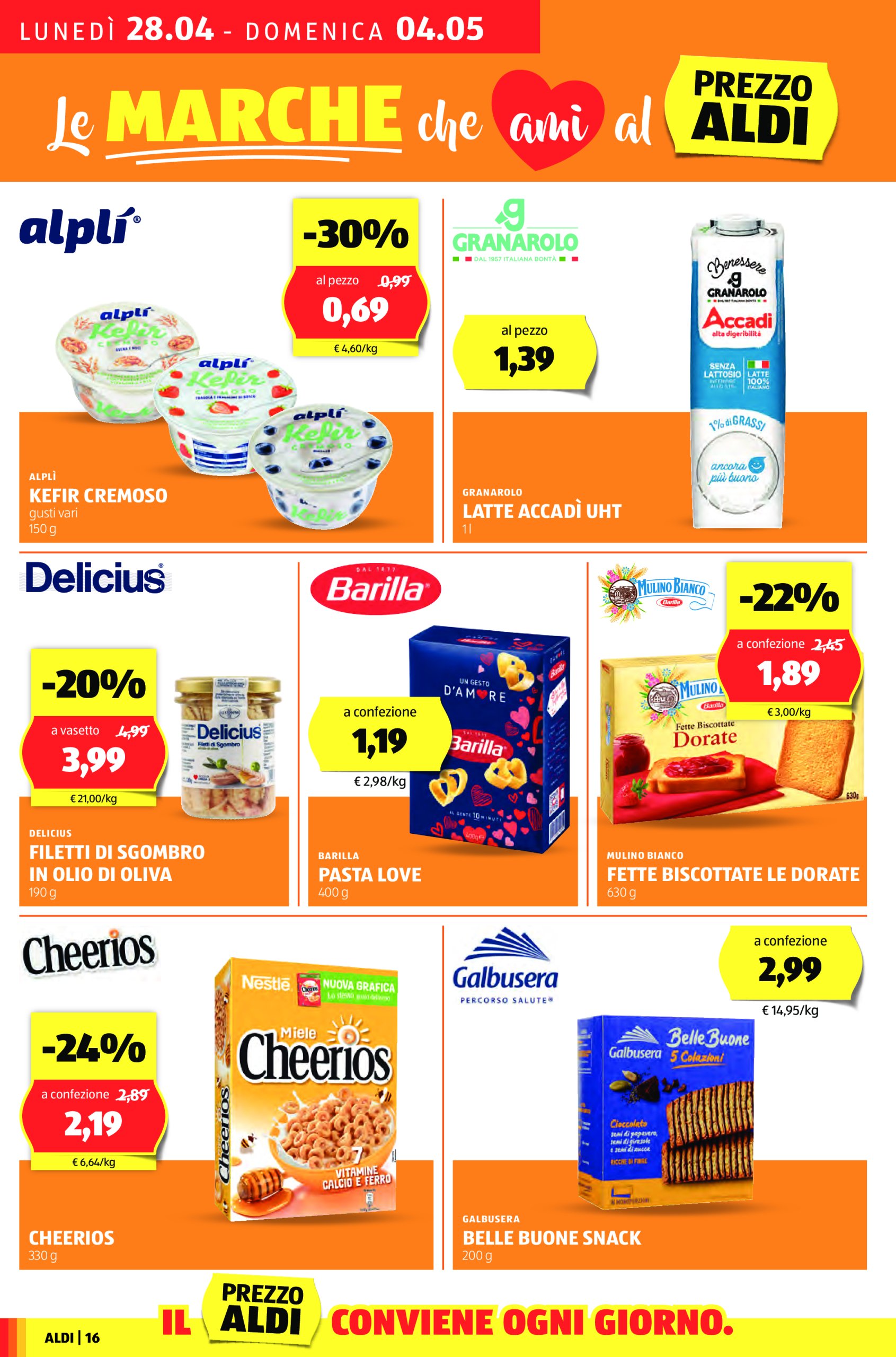 aldi - Volantino ALDI valido dal 28/04 al 04/05 - page: 16
