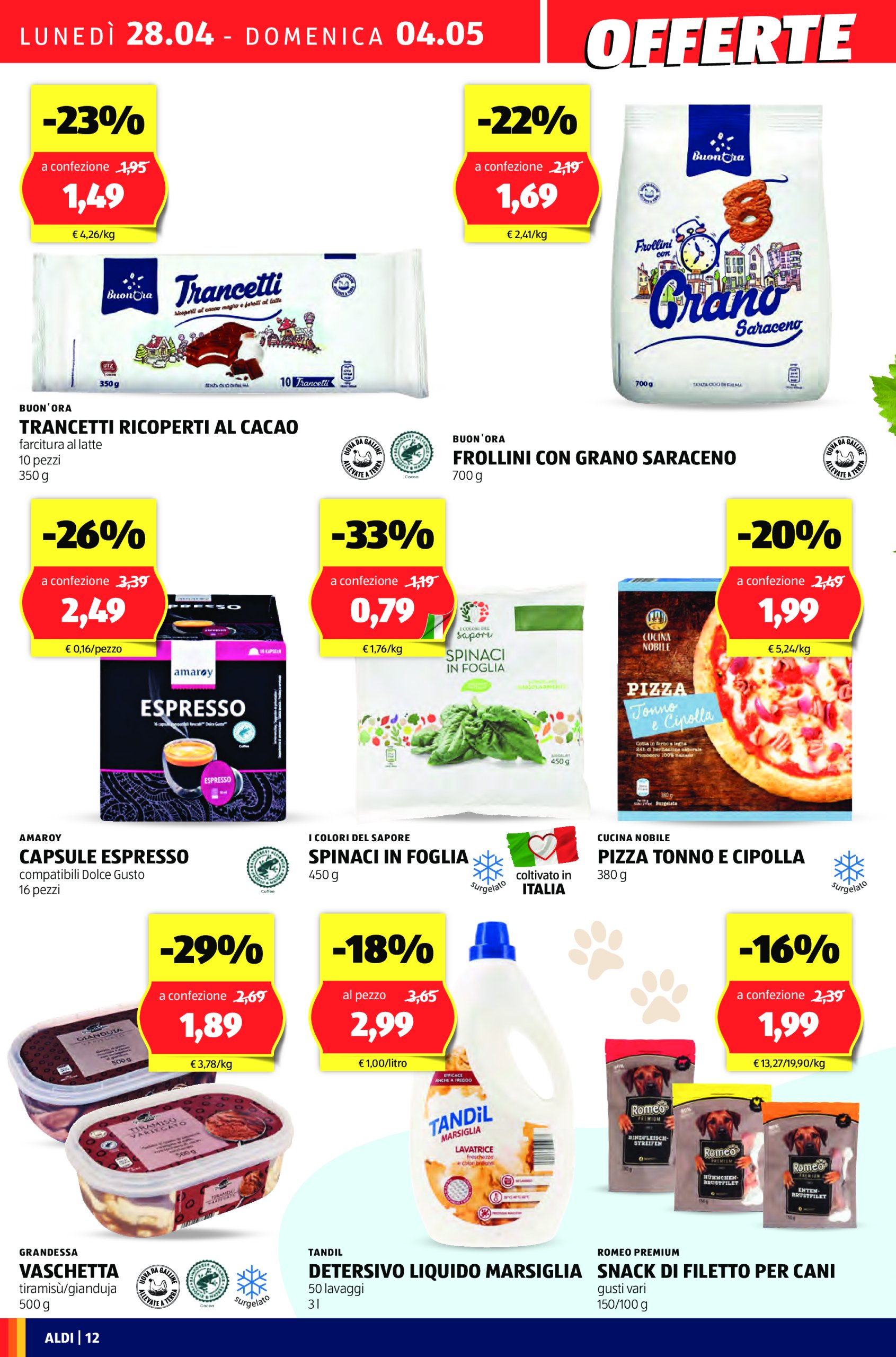 aldi - Volantino ALDI valido dal 28/04 al 04/05 - page: 12