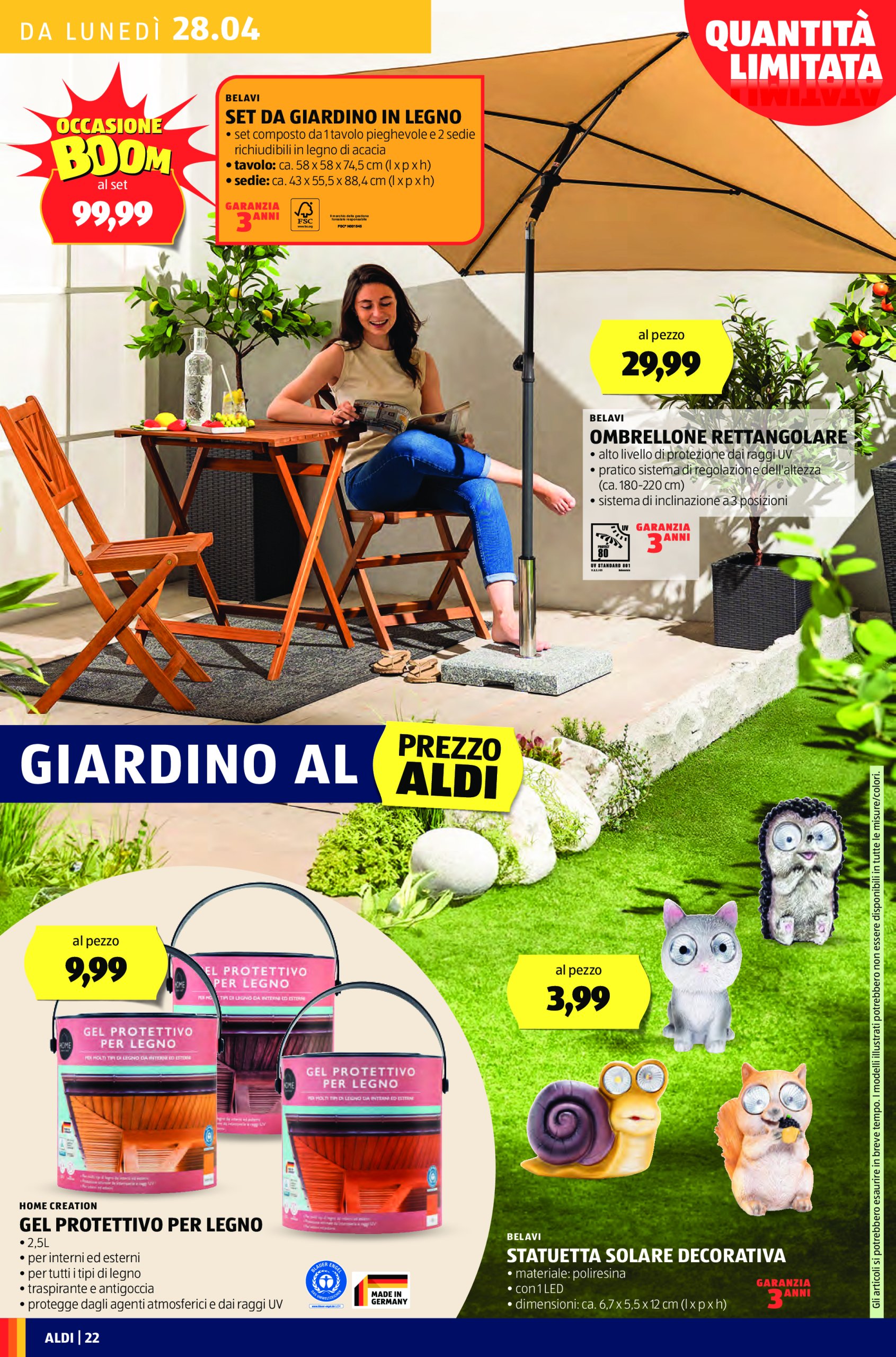 aldi - Volantino ALDI valido dal 28/04 al 04/05 - page: 22