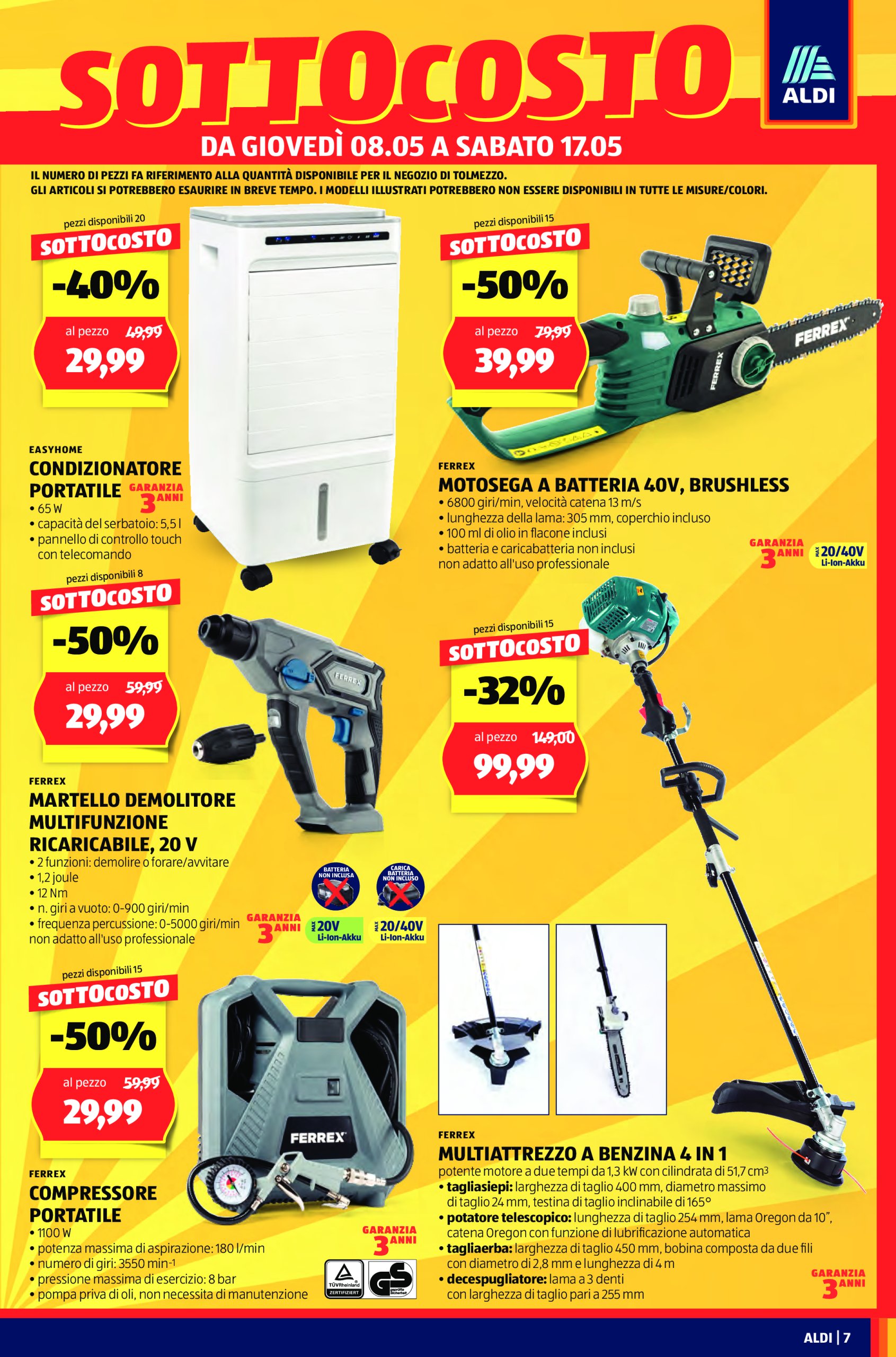 aldi - Volantino ALDI - Offerte nuova apertura Tolmezzo valido dal 08/05 al 11/05 - page: 7