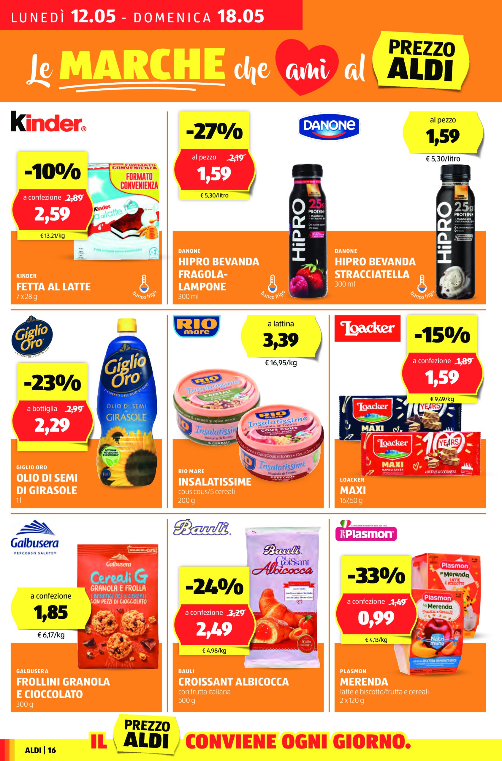 aldi - Volantino ALDI valido dal 12/05 al 18/05 - page: 16