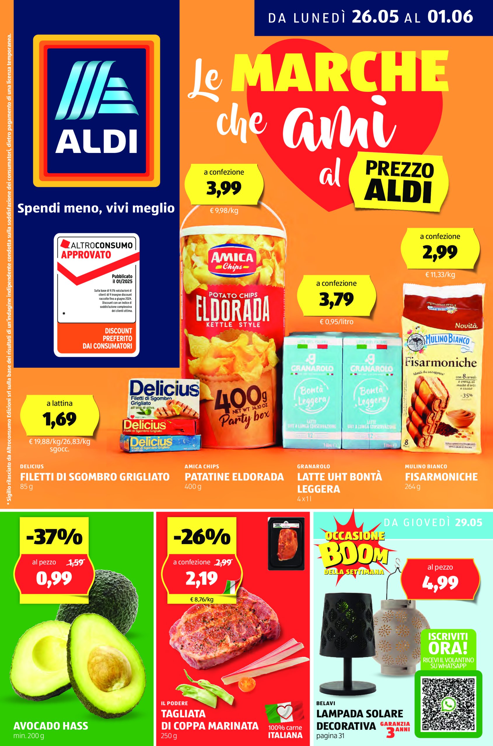 aldi - Volantino ALDI valido dal 26/05 al 01/06 - page: 1