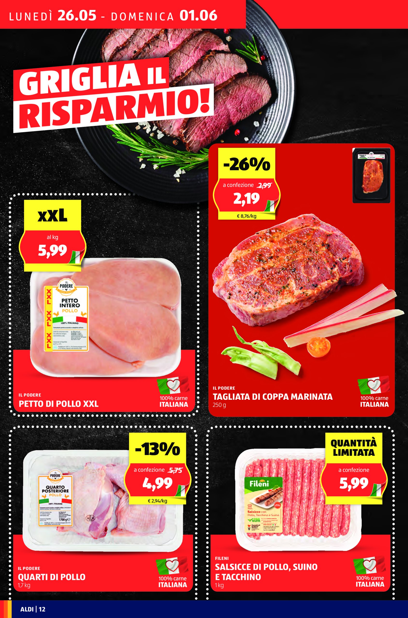 aldi - Volantino ALDI valido dal 26/05 al 01/06 - page: 12