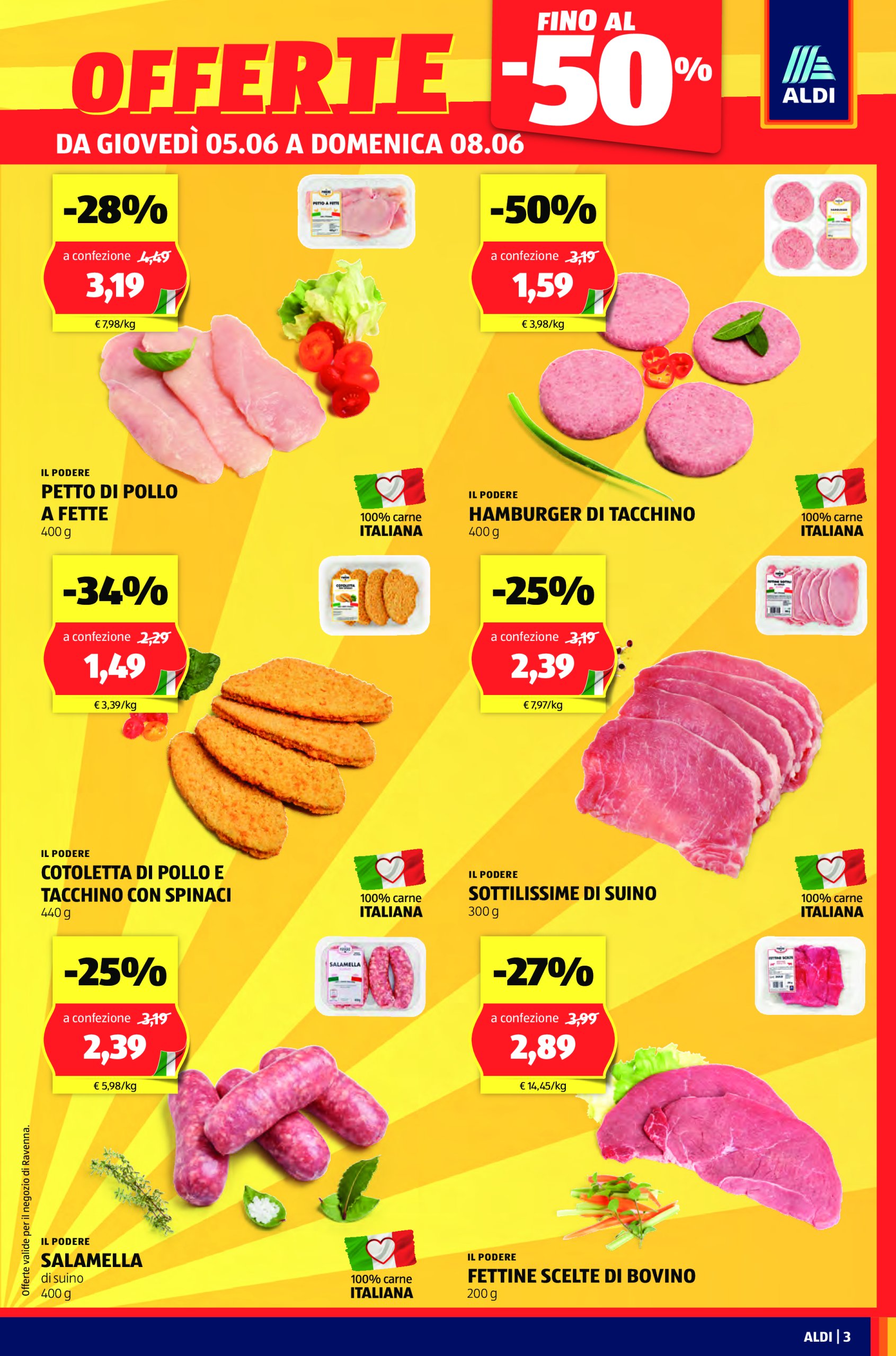 aldi - Volantino ALDI - Offerte nuova apertura Ravenna valido dal 05/06 al 14/06 - page: 3