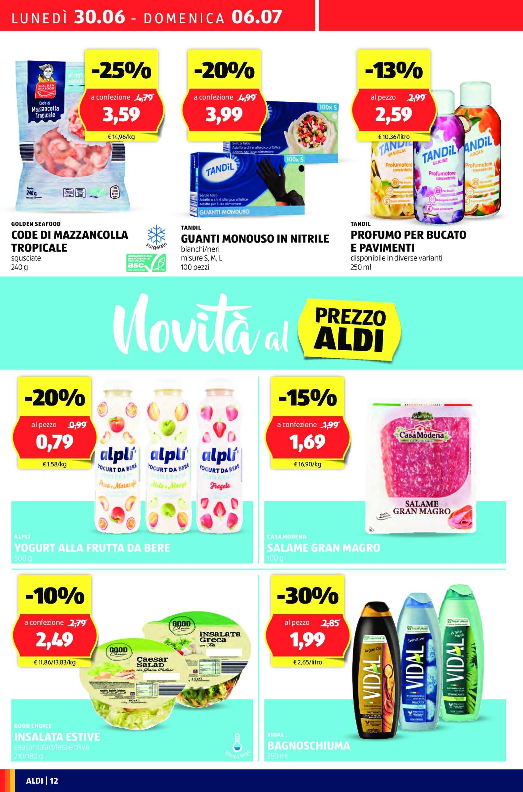aldi - Volantino ALDI valido dal 30/06 al 06/07 - page: 12