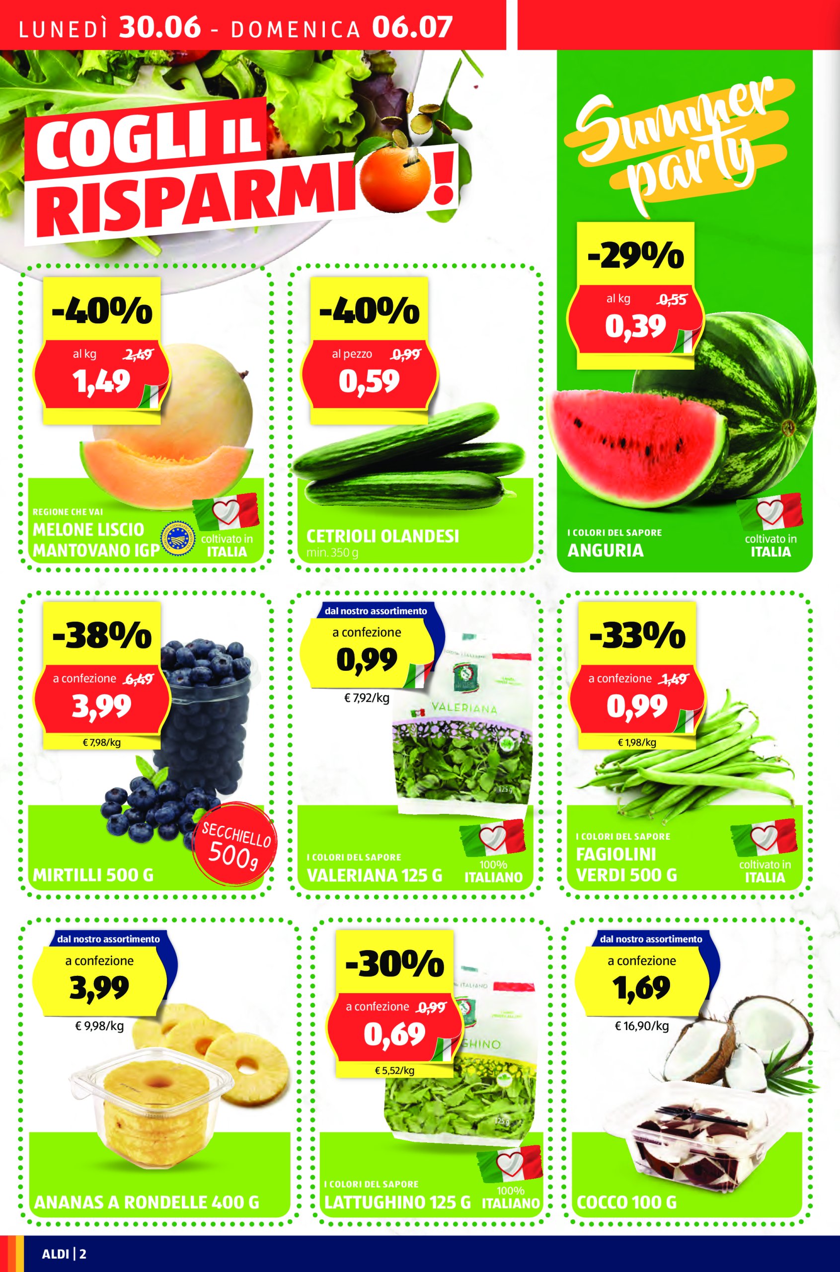 aldi - Volantino ALDI valido dal 30/06 al 06/07 - page: 2