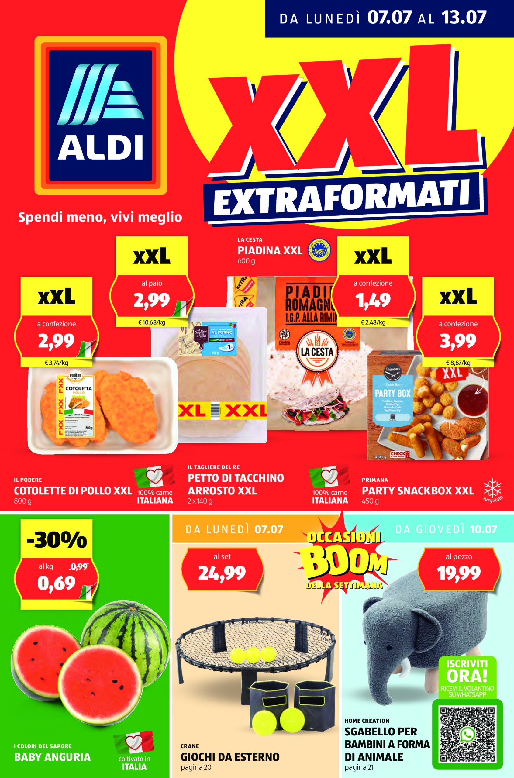 aldi - Volantino ALDI valido dal 07/07 al 13/07