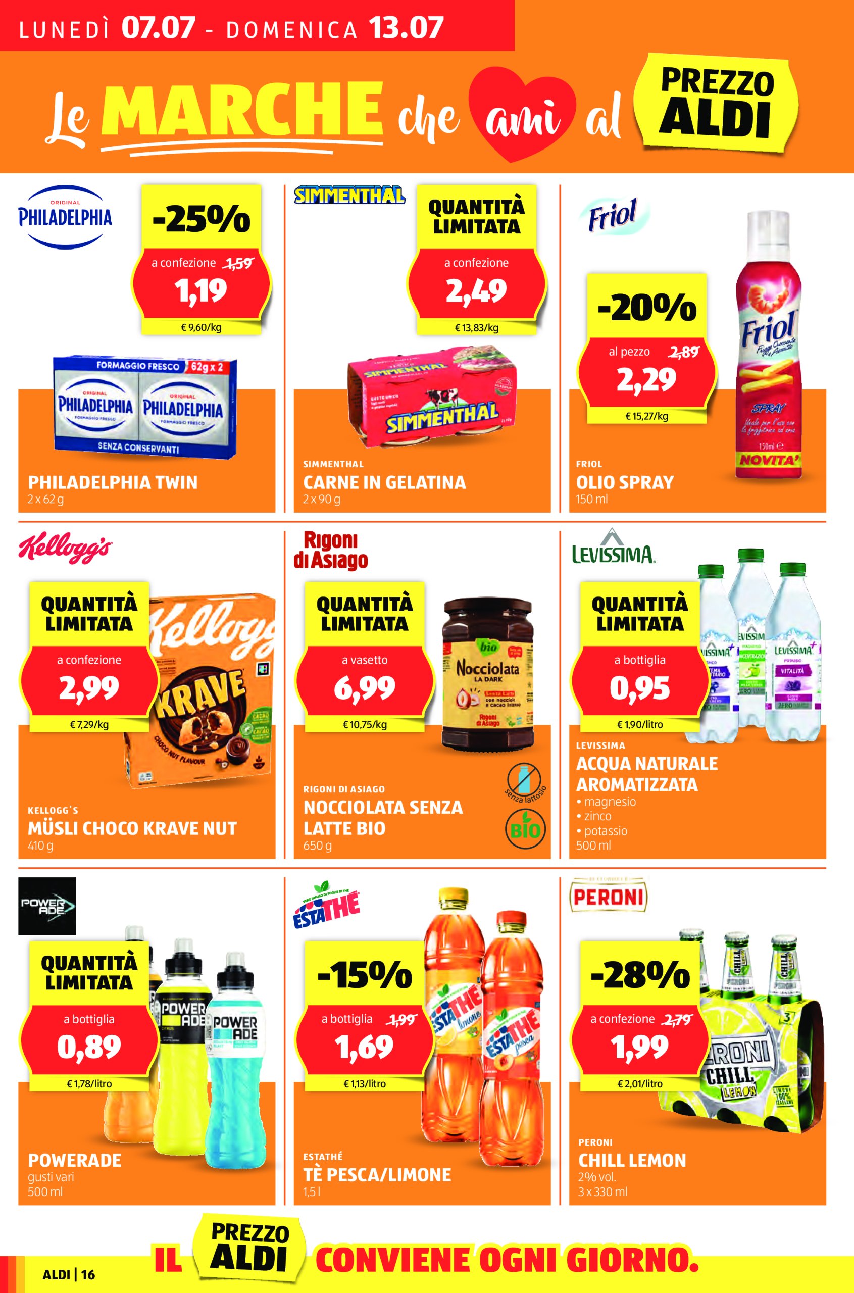 aldi - Volantino ALDI valido dal 07/07 al 13/07 - page: 16