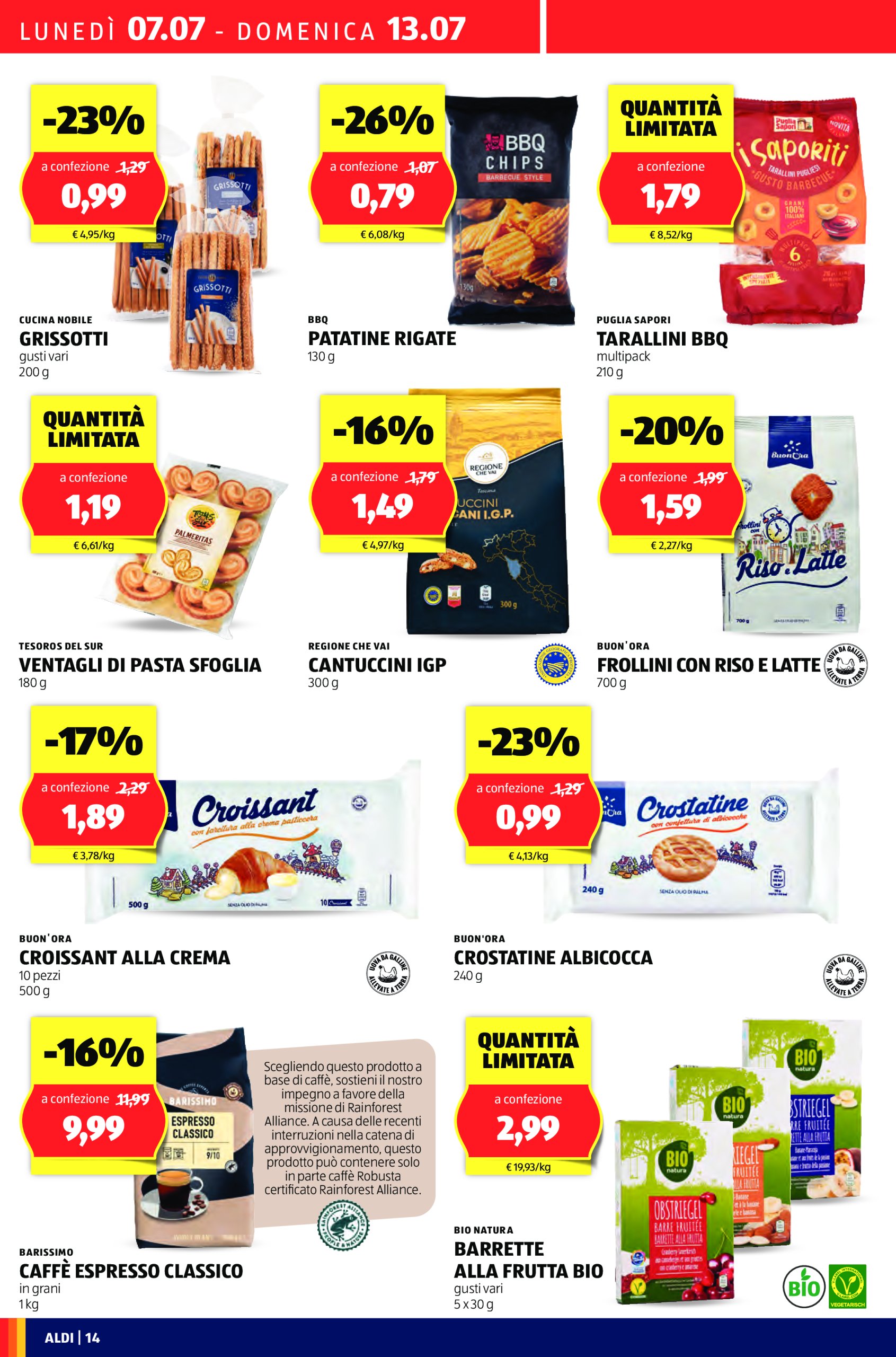 aldi - Volantino ALDI valido dal 07/07 al 13/07 - page: 14