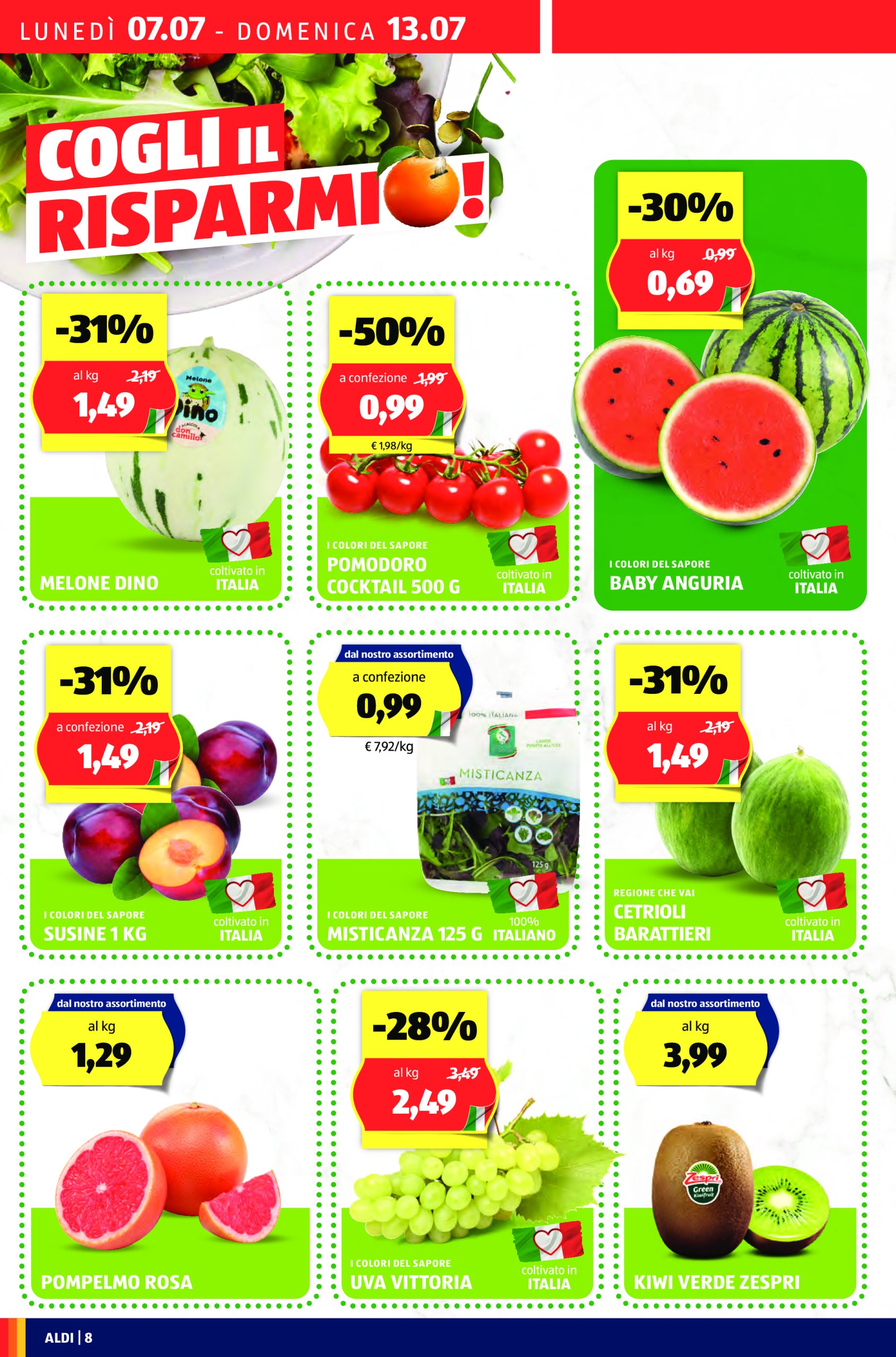 aldi - Volantino ALDI valido dal 07/07 al 13/07 - page: 8