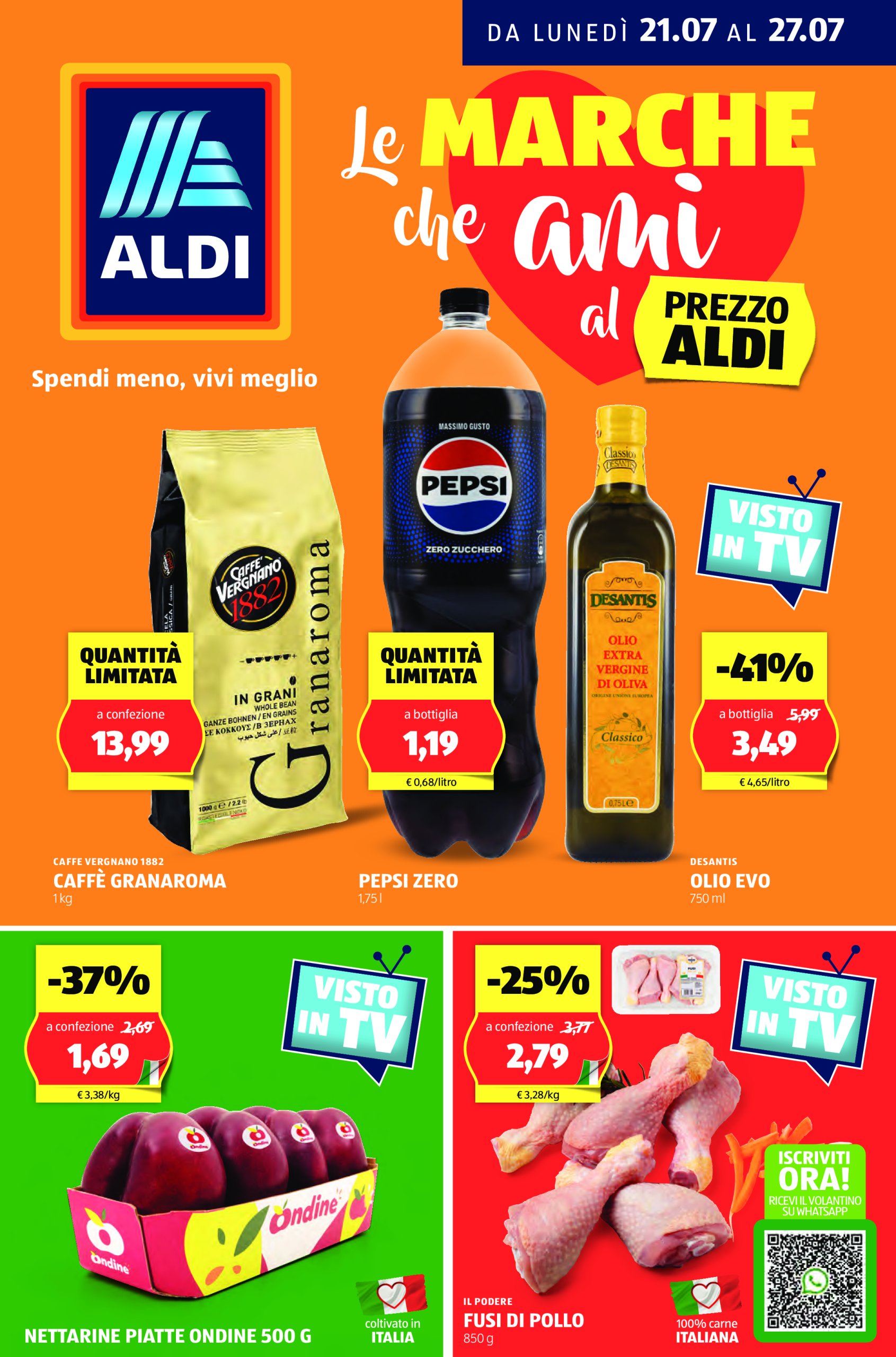 aldi - Volantino ALDI valido dal 21/07 al 27/07