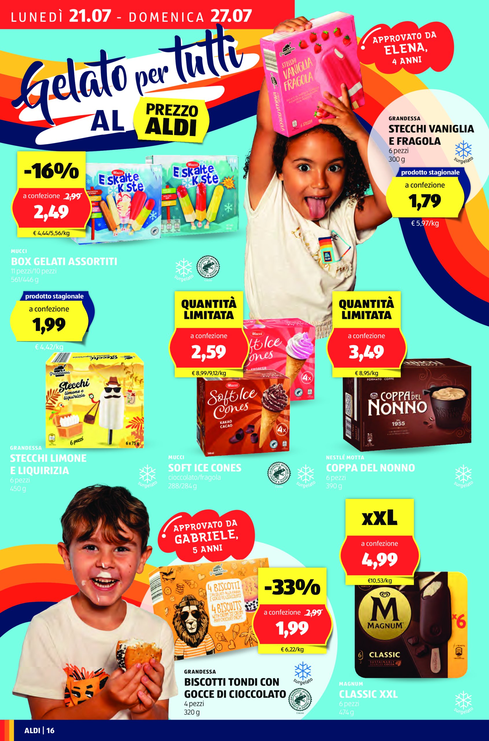 aldi - Volantino ALDI valido dal 21/07 al 27/07 - page: 16