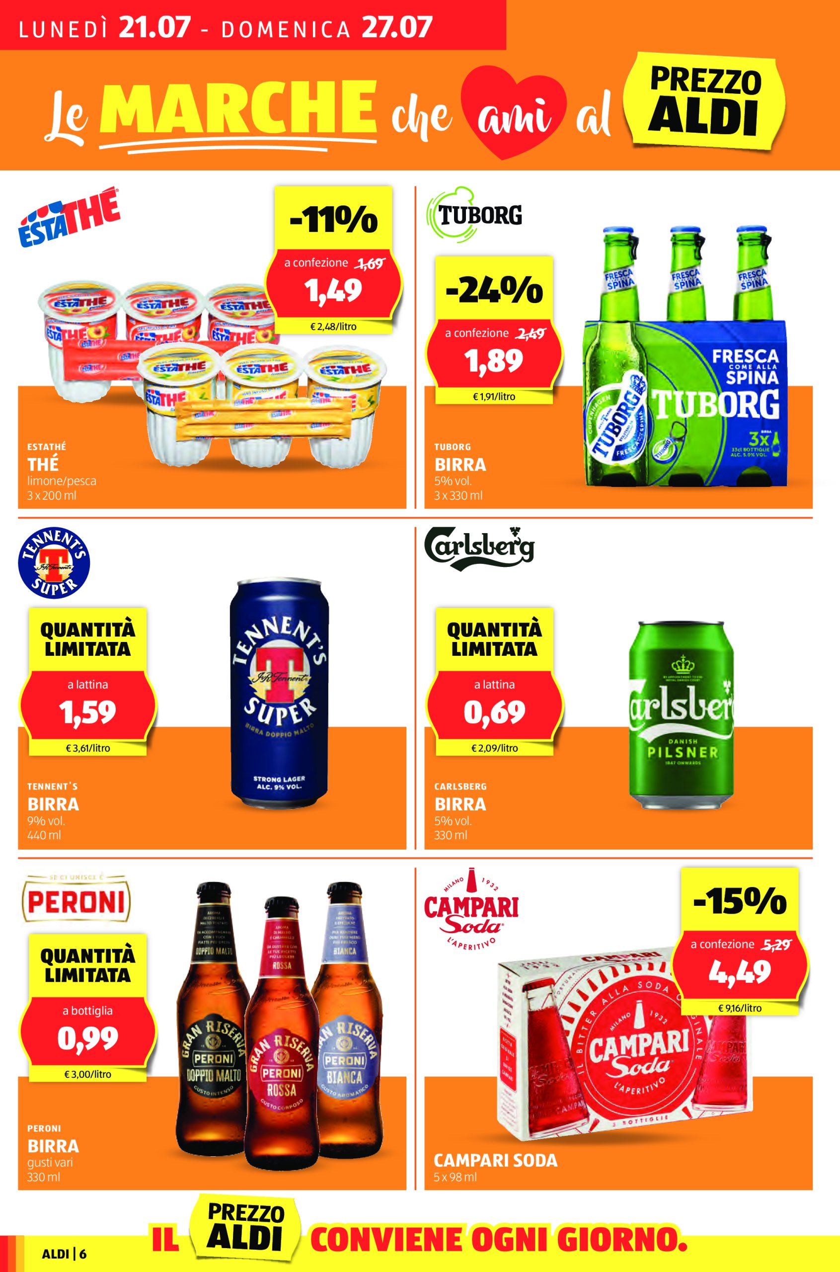 aldi - Volantino ALDI valido dal 21/07 al 27/07 - page: 6