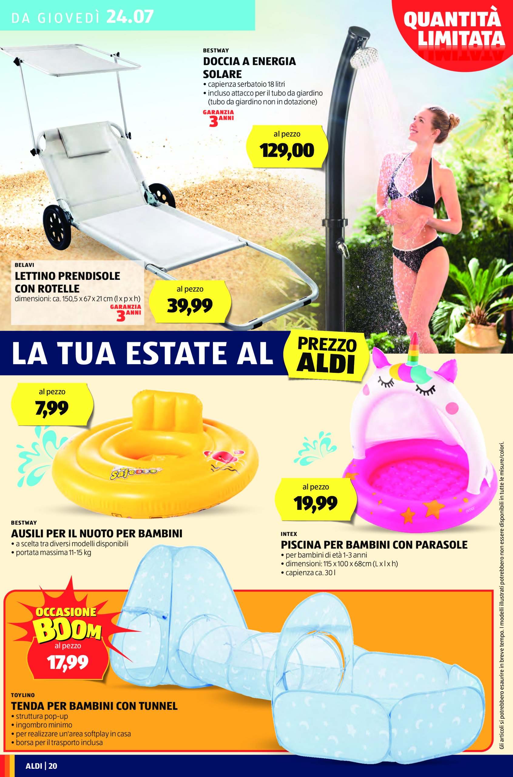 aldi - Volantino ALDI valido dal 21/07 al 27/07 - page: 20