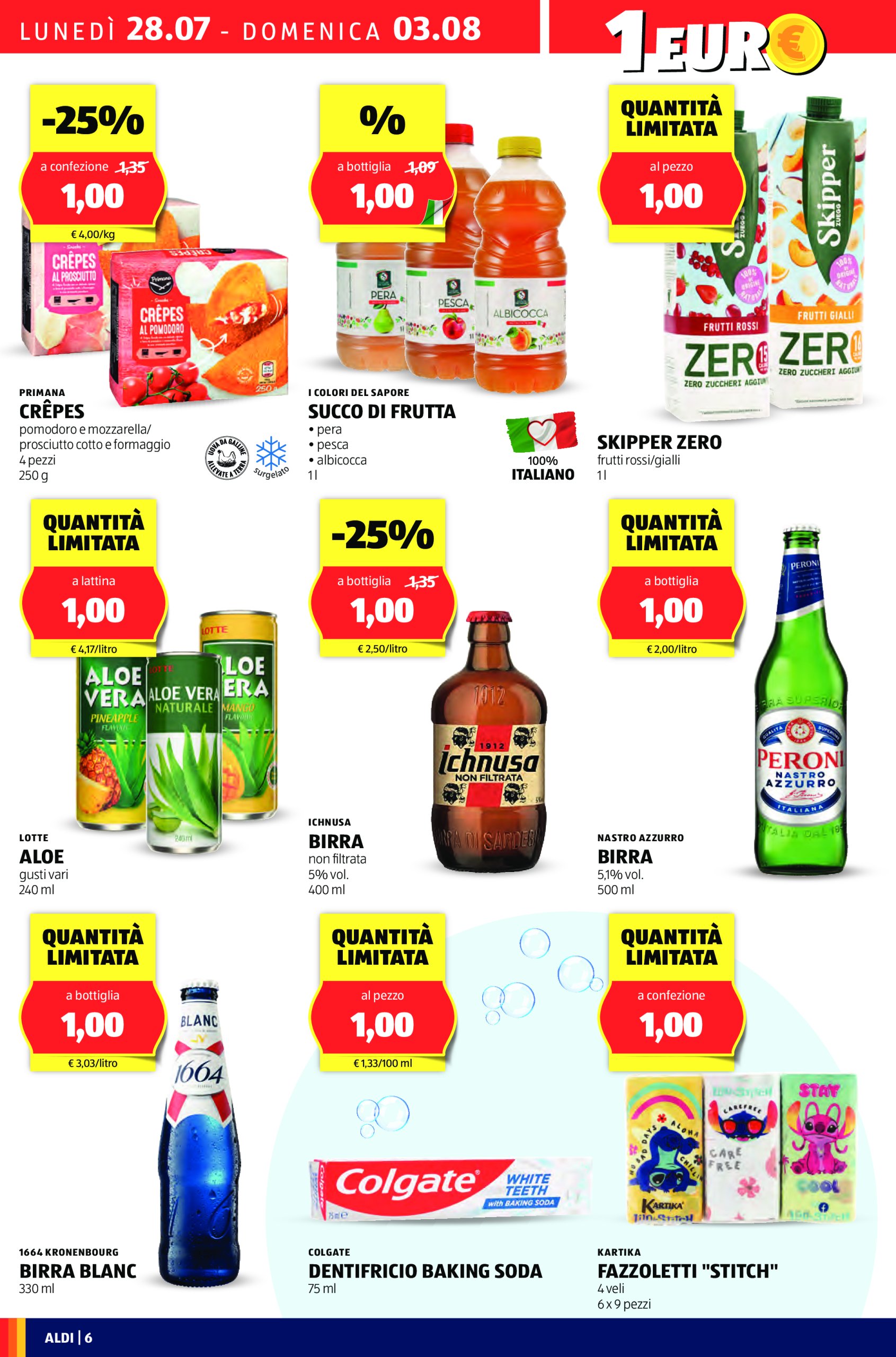 aldi - Volantino ALDI valido dal 28/07 al 03/08 - page: 6
