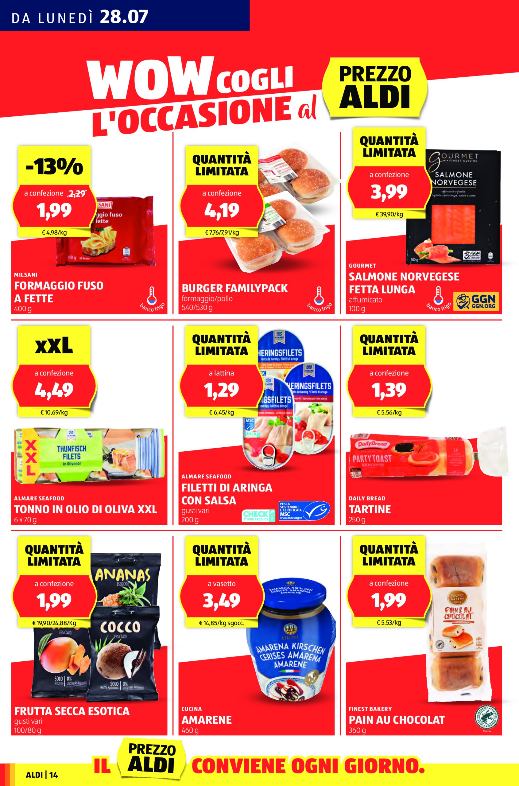aldi - Volantino ALDI valido dal 28/07 al 03/08 - page: 14