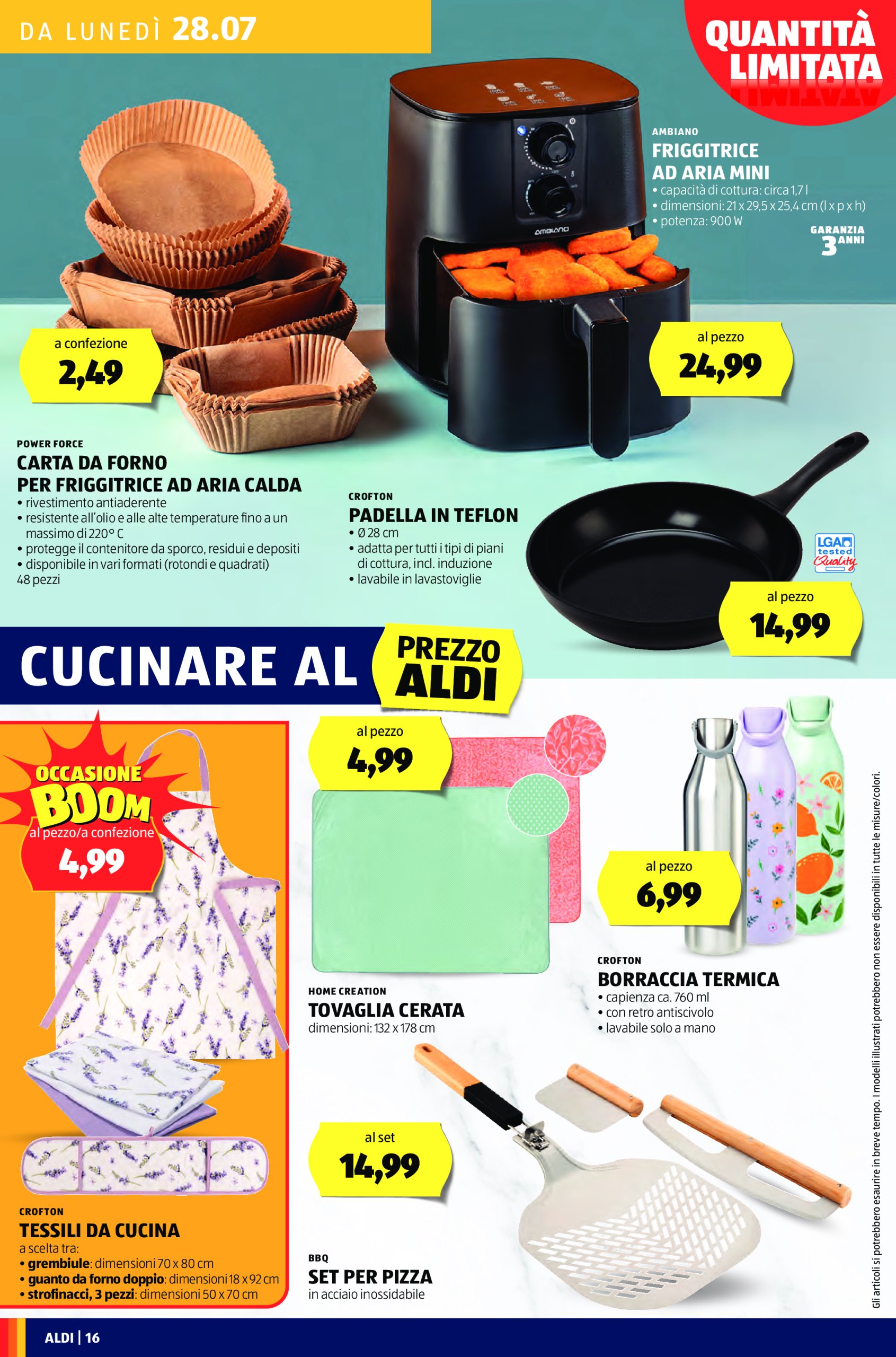 aldi - Volantino ALDI valido dal 28/07 al 03/08 - page: 16