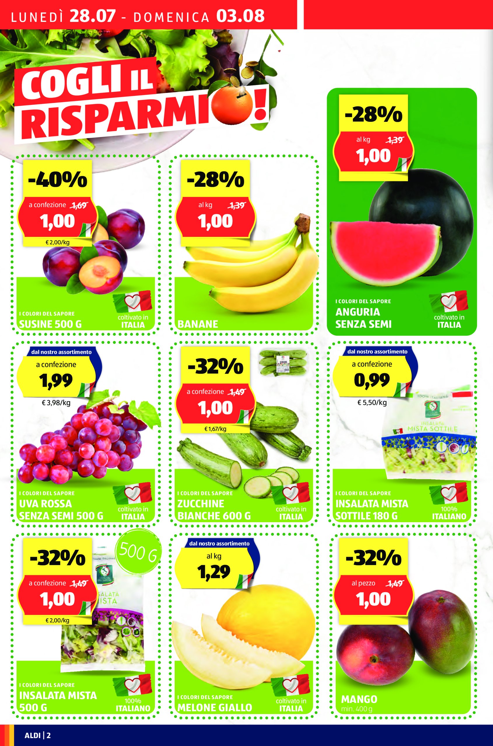 aldi - Volantino ALDI valido dal 28/07 al 03/08 - page: 2
