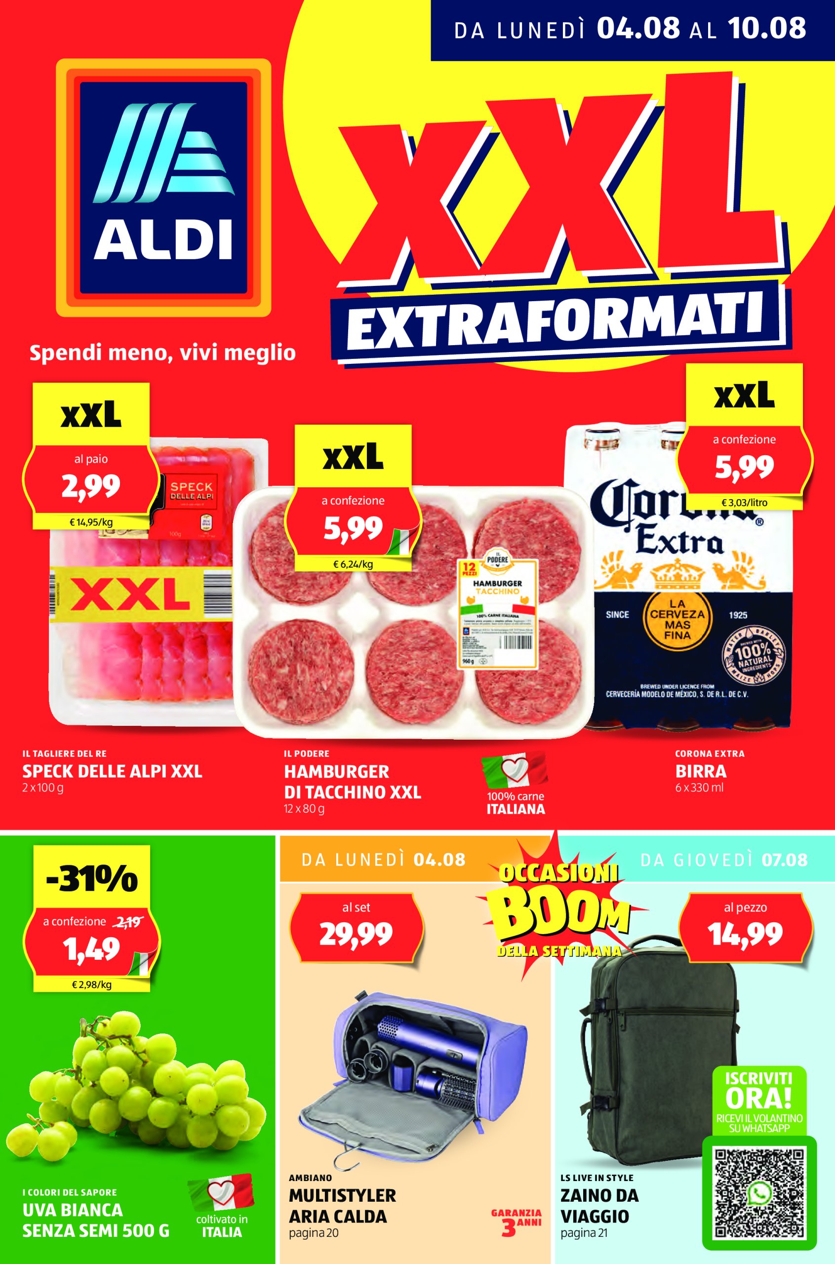 aldi - Volantino ALDI valido dal 04/08 al 10/08