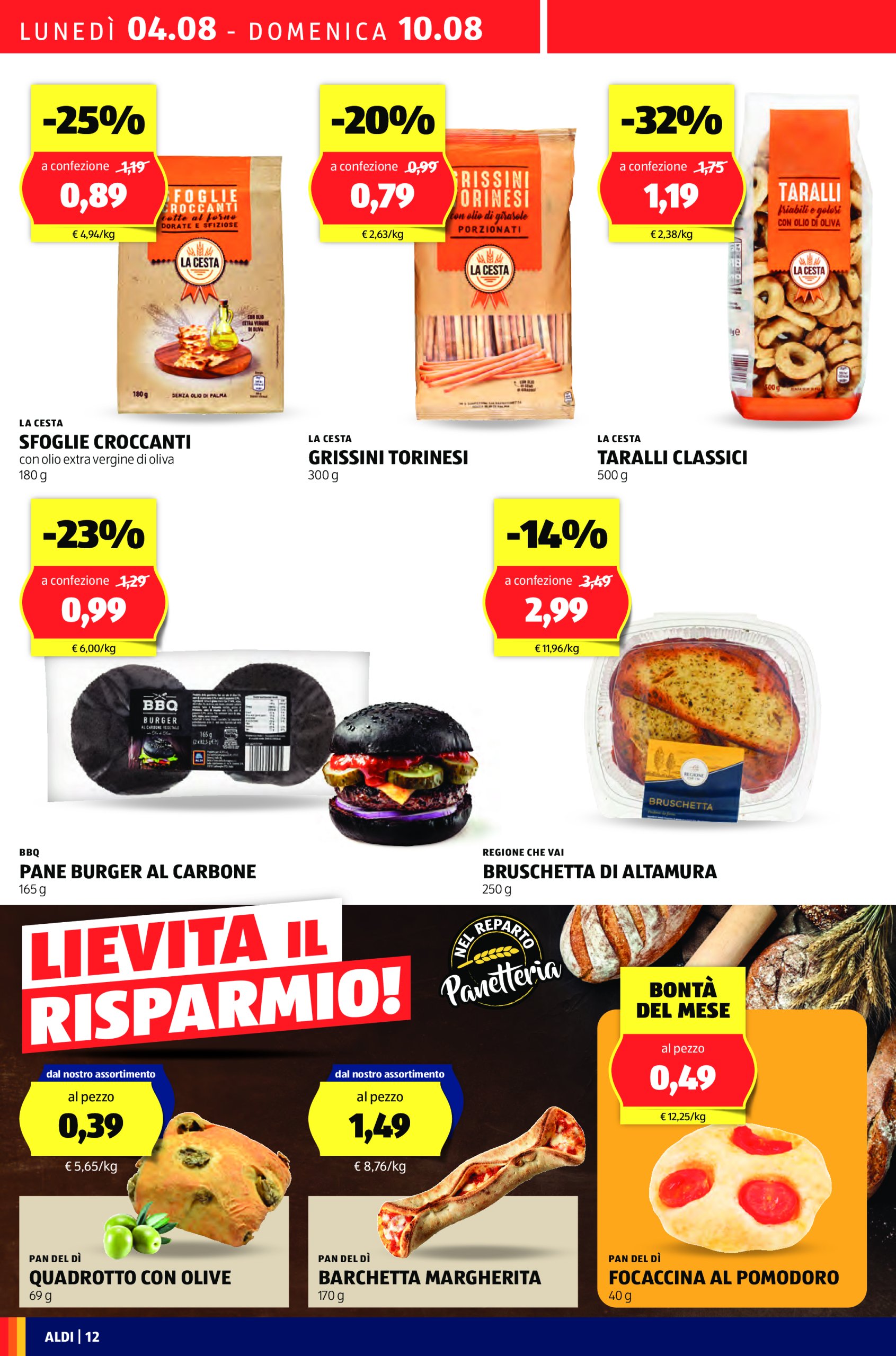 aldi - Volantino ALDI valido dal 04/08 al 10/08 - page: 12